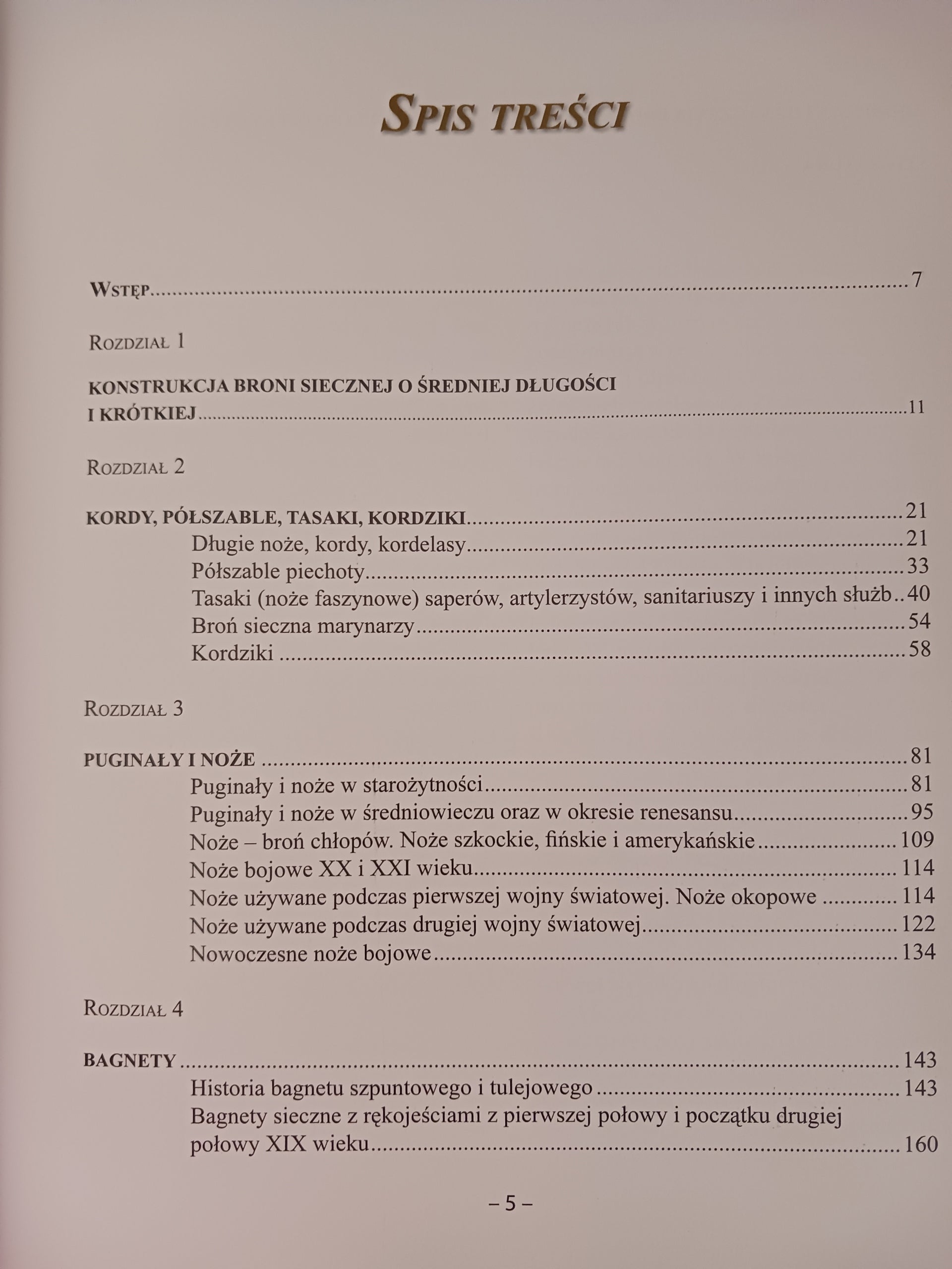 Historia broni siecznej Tadeusz Królikiewicz