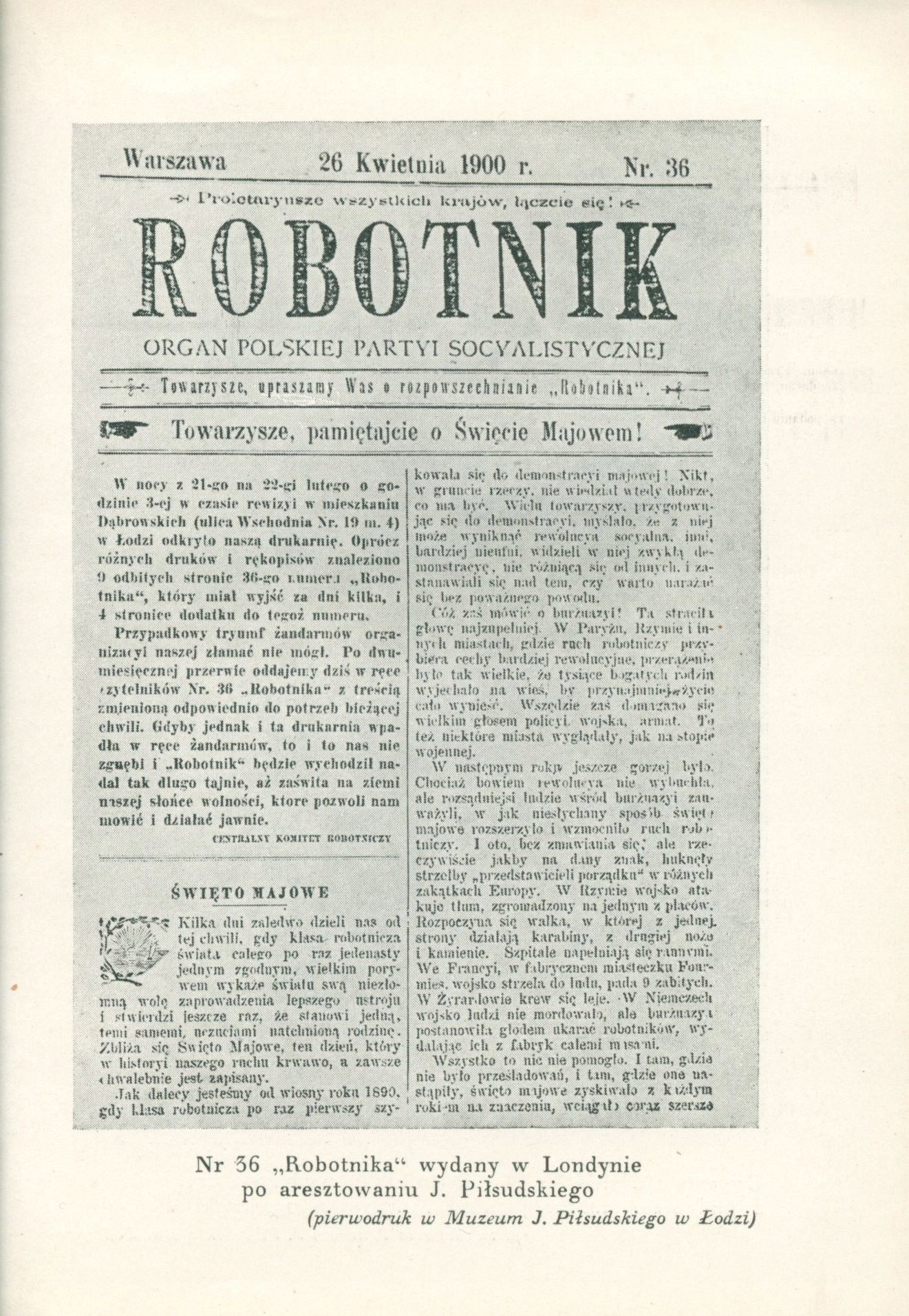 Szlakiem wielkości: warsztat pracy konspiracyjnej J. Piłsudskiego [1939]