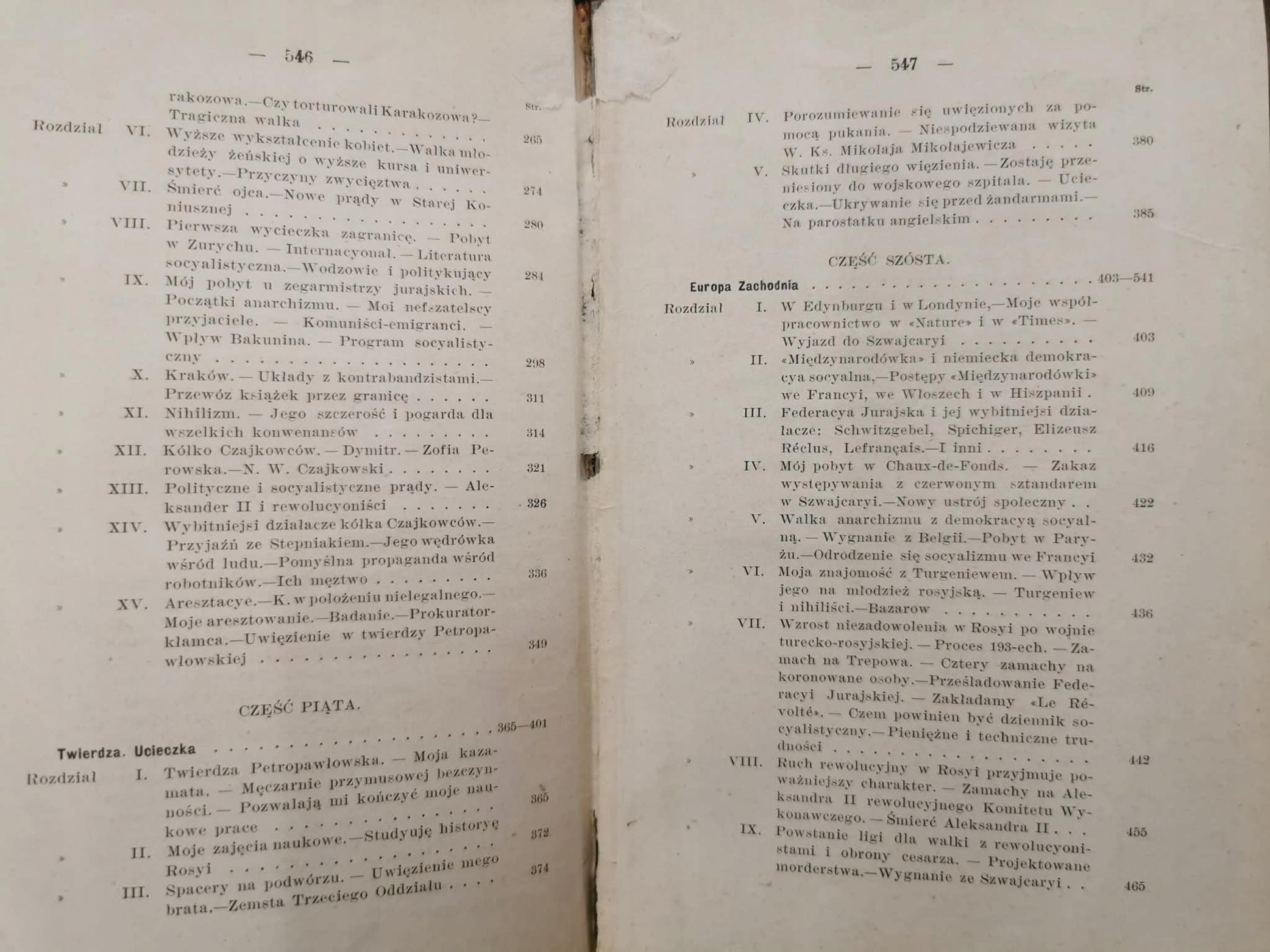 Wspomnienia Rewolucyonisty, P. Krapotkin [Lwów 1903]