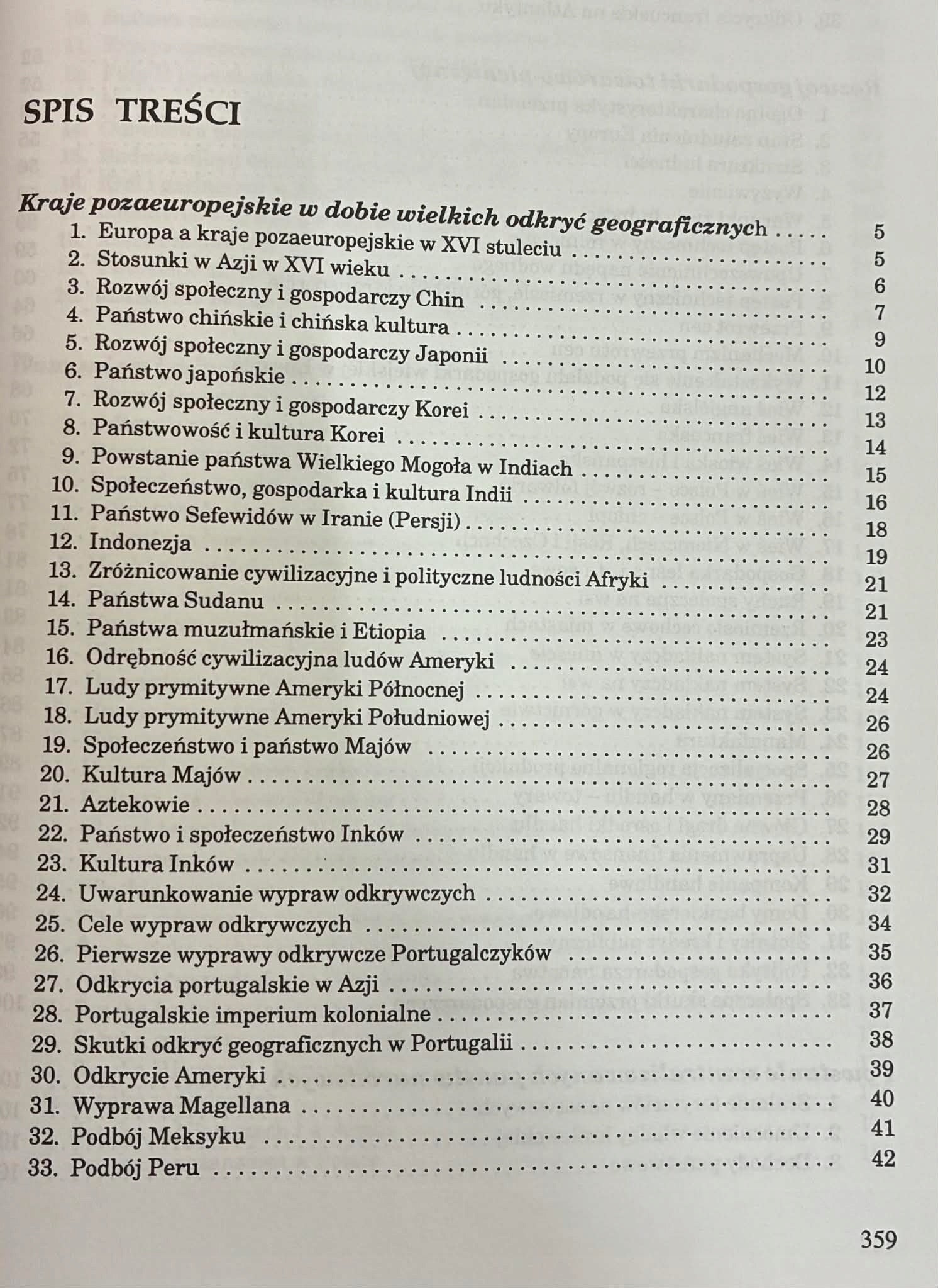 Historia powszechna Wiek XVI Andrzej Wyczański
