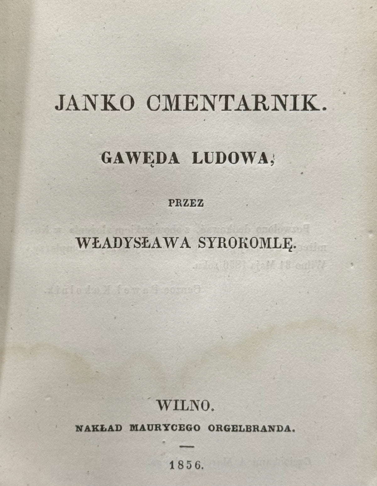 Władysław Syrokomla. Współoprawny zbiór poezye i gawęd (wyd. przedwojenne)