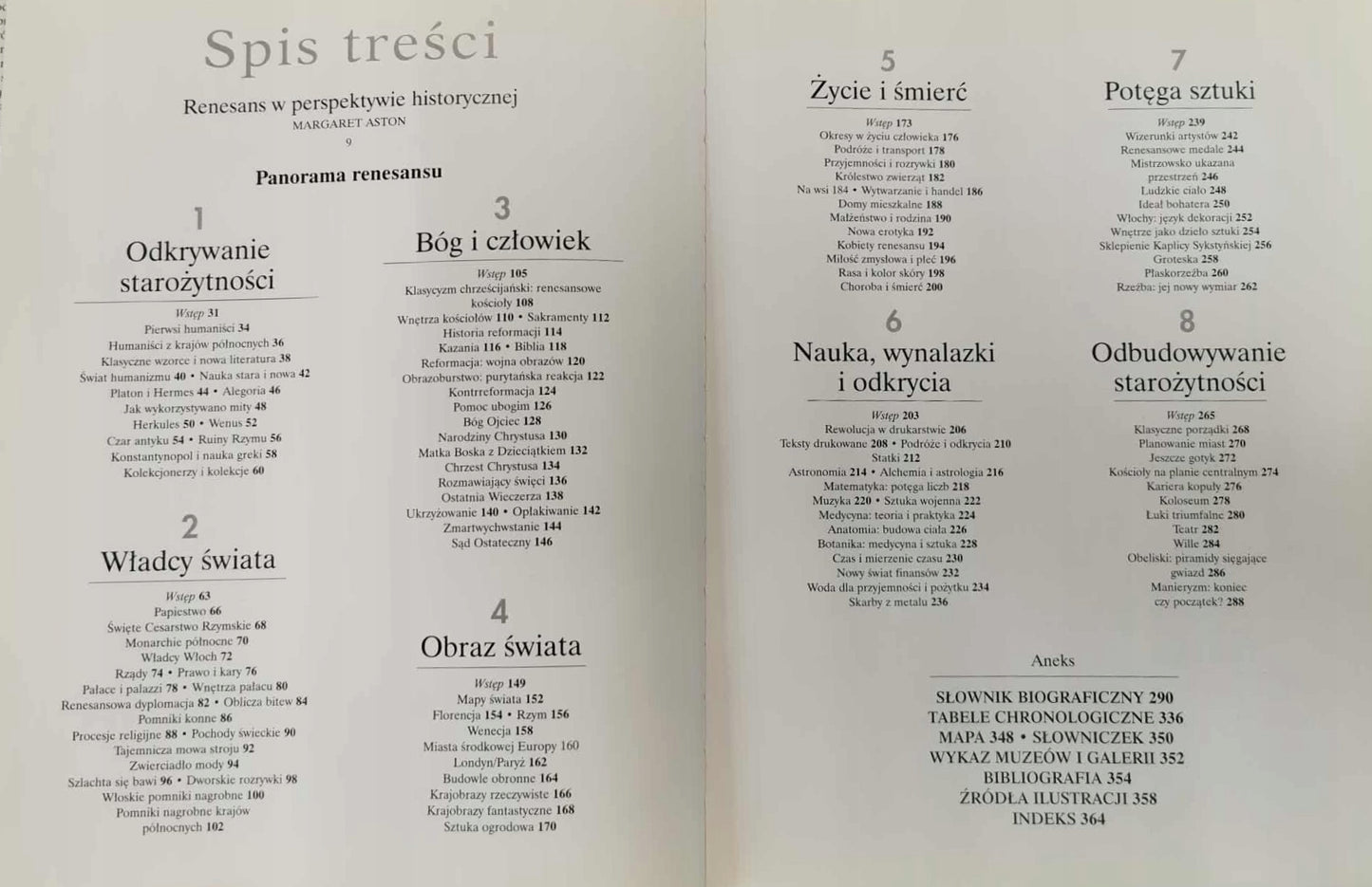 ZESTAW 3 KSIĄŻEK: Panorama: Średniowiecza / Oświecenia / Renesansu
