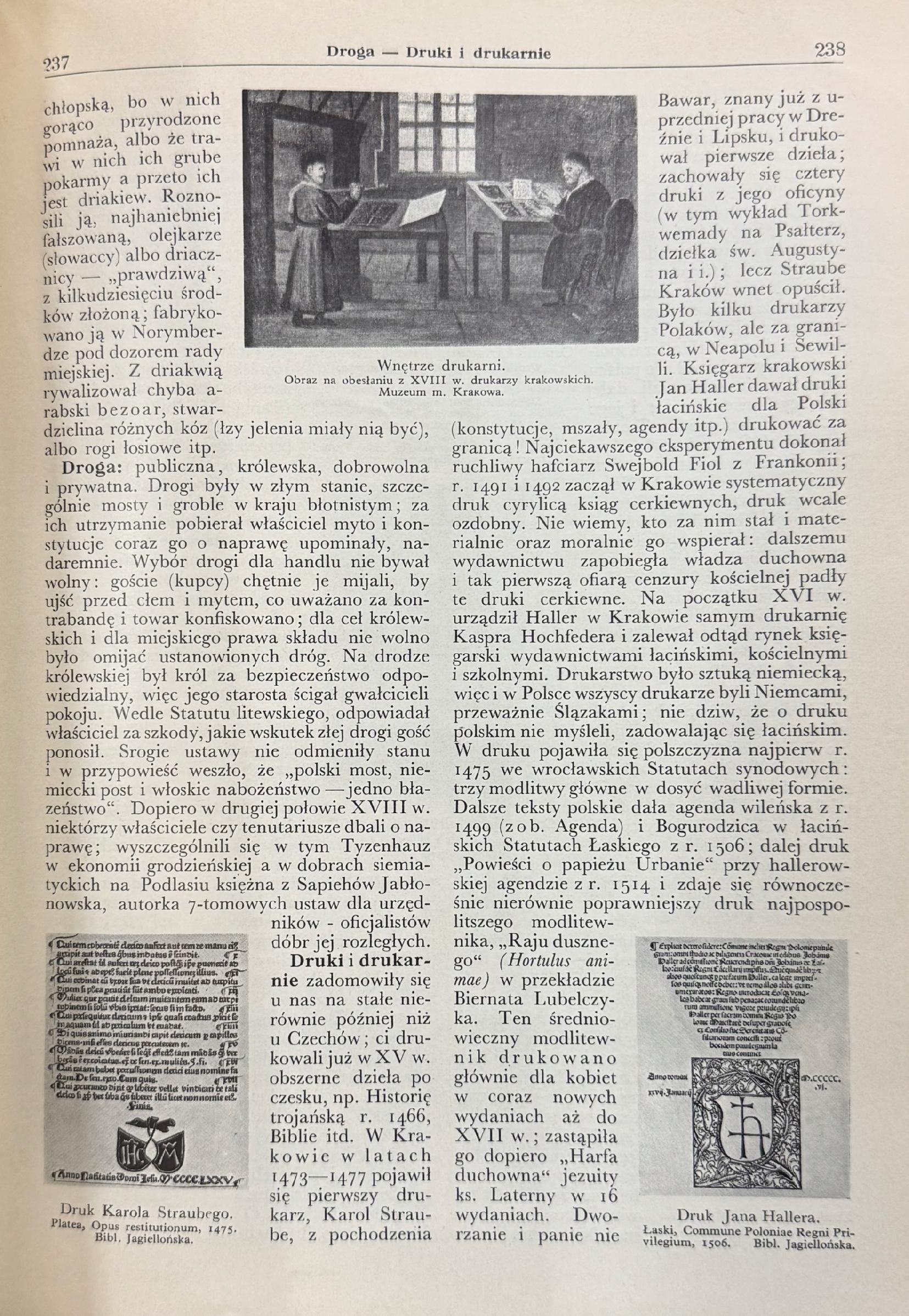 Encyklopedia Staropolska T.I (A-M), II (N-Ż) Brückner Aleksander [1939]