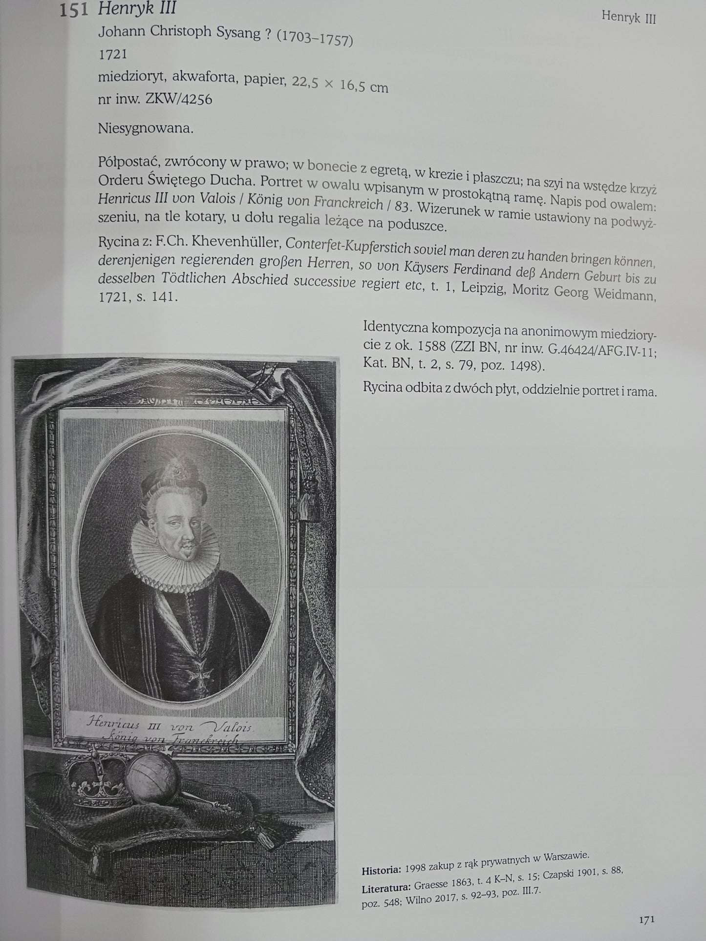 Grafika. Portrety Katalog zbiorów Zamek Królewski w Warszawie T. Jakubowski