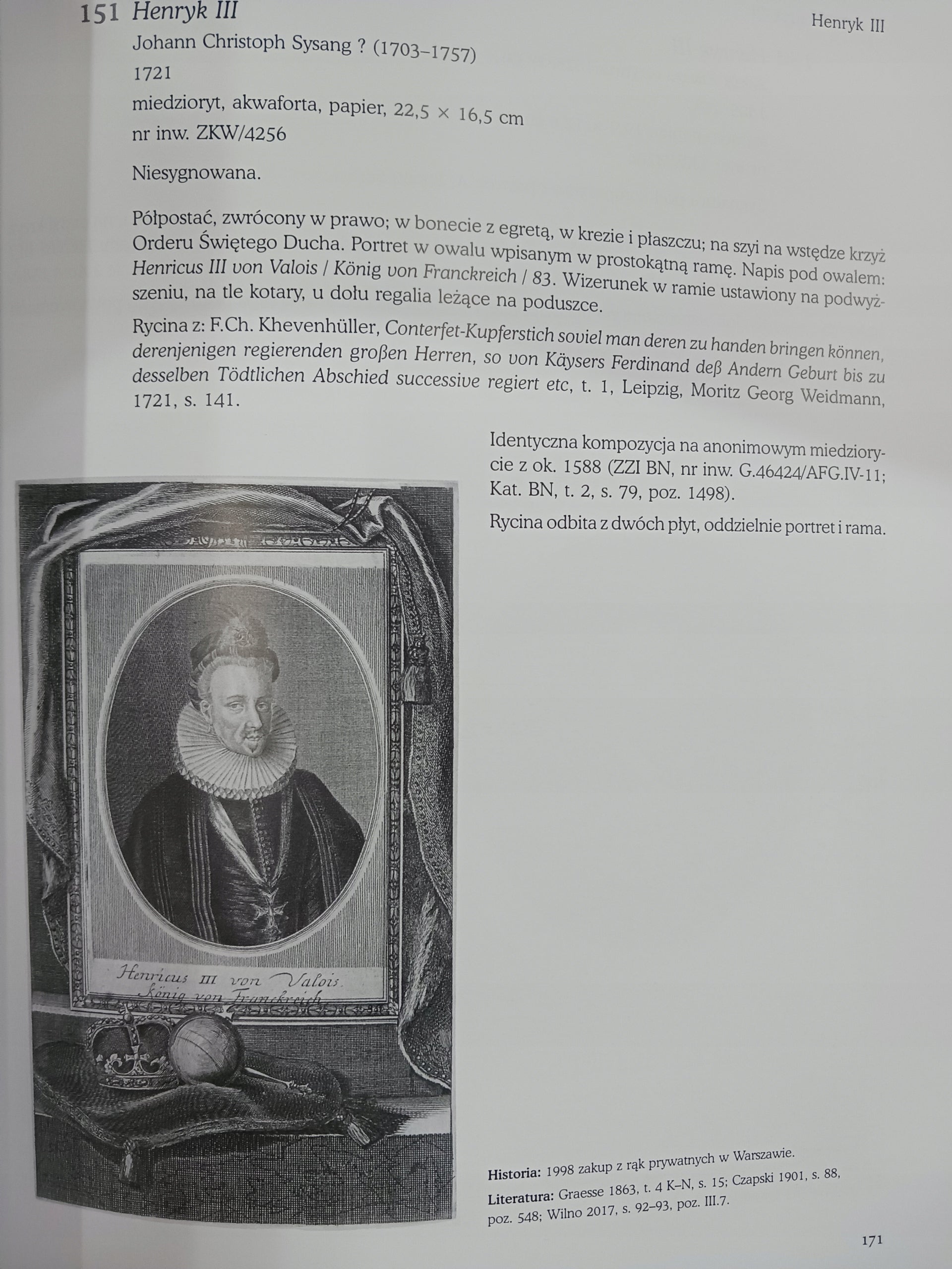 Grafika. Portrety Katalog zbiorów Zamek Królewski w Warszawie T. Jakubowski