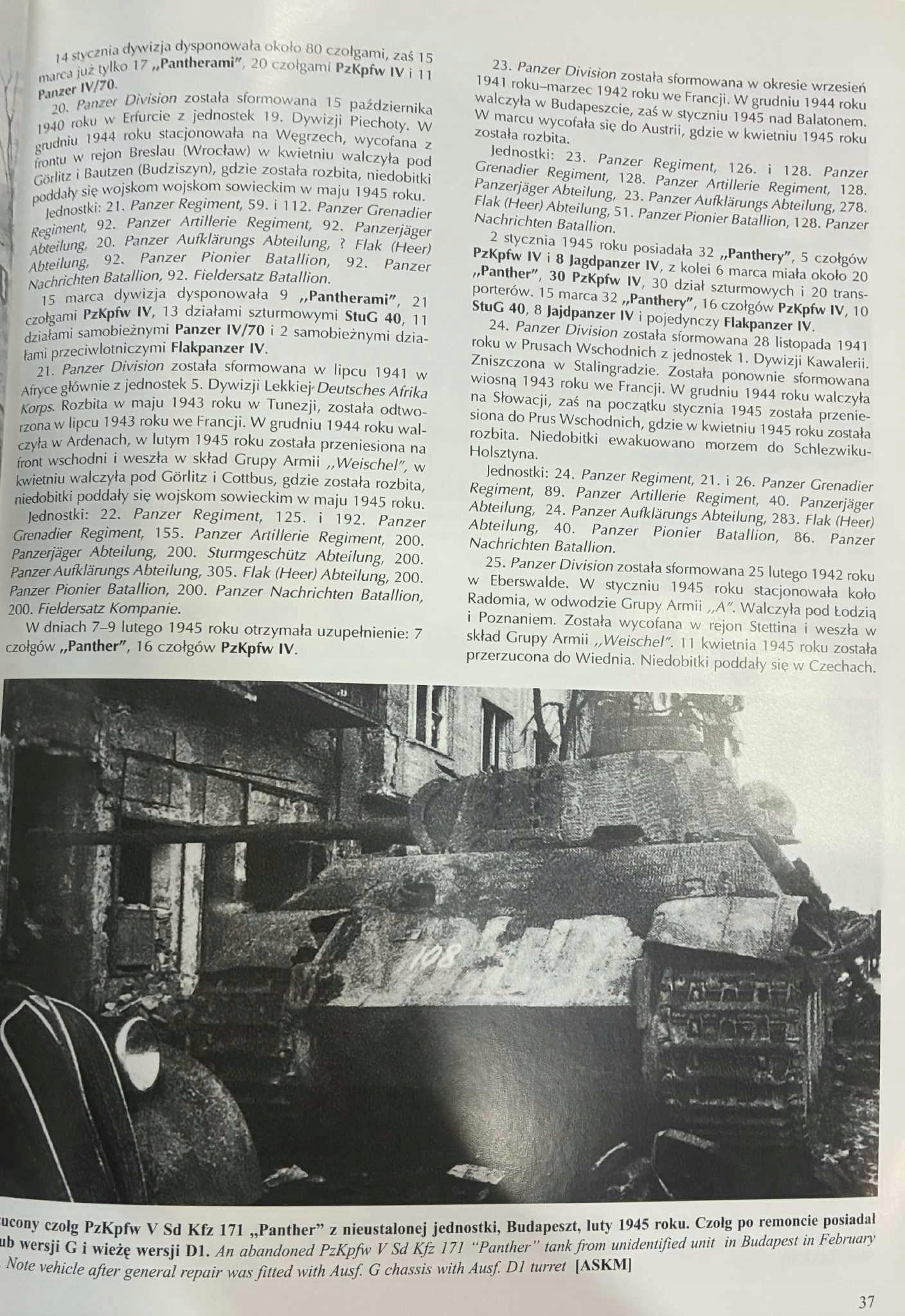 Panzerwaffe 1945 vol. III Maksym Kołomyjec