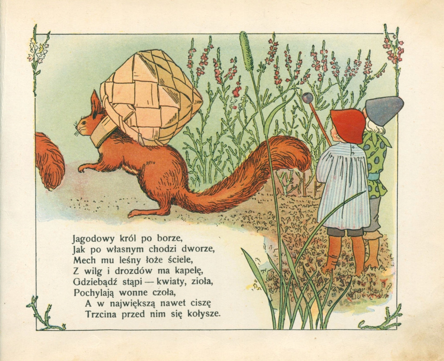 Na jagody! Książeczka leśna przez Marję Konopnicką [WYDANIE II 1913]