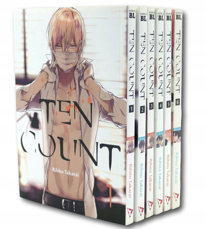 Zestaw 6 książek Rihito Takarai Ten Count
