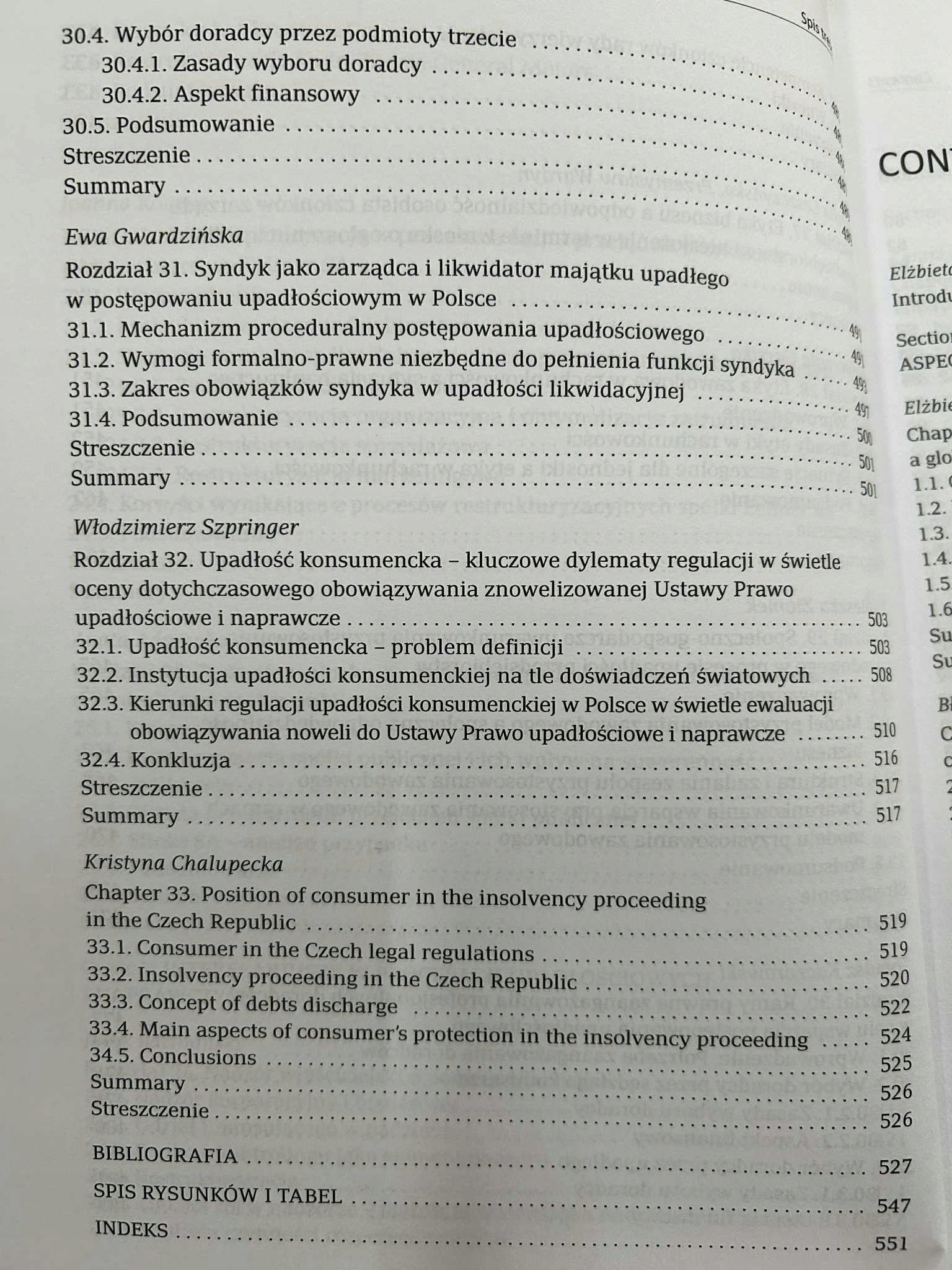 Upadłości, bankructwa i naprawa przedsiębiorstw. Wybrane zagadnienia