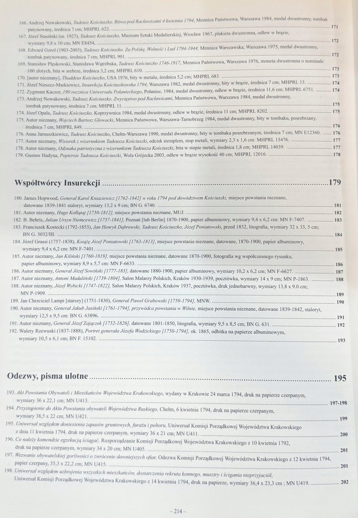 Insurekcja kościuszkowska T. Skoczek [powstanie kościuszkowskie w sztuce]