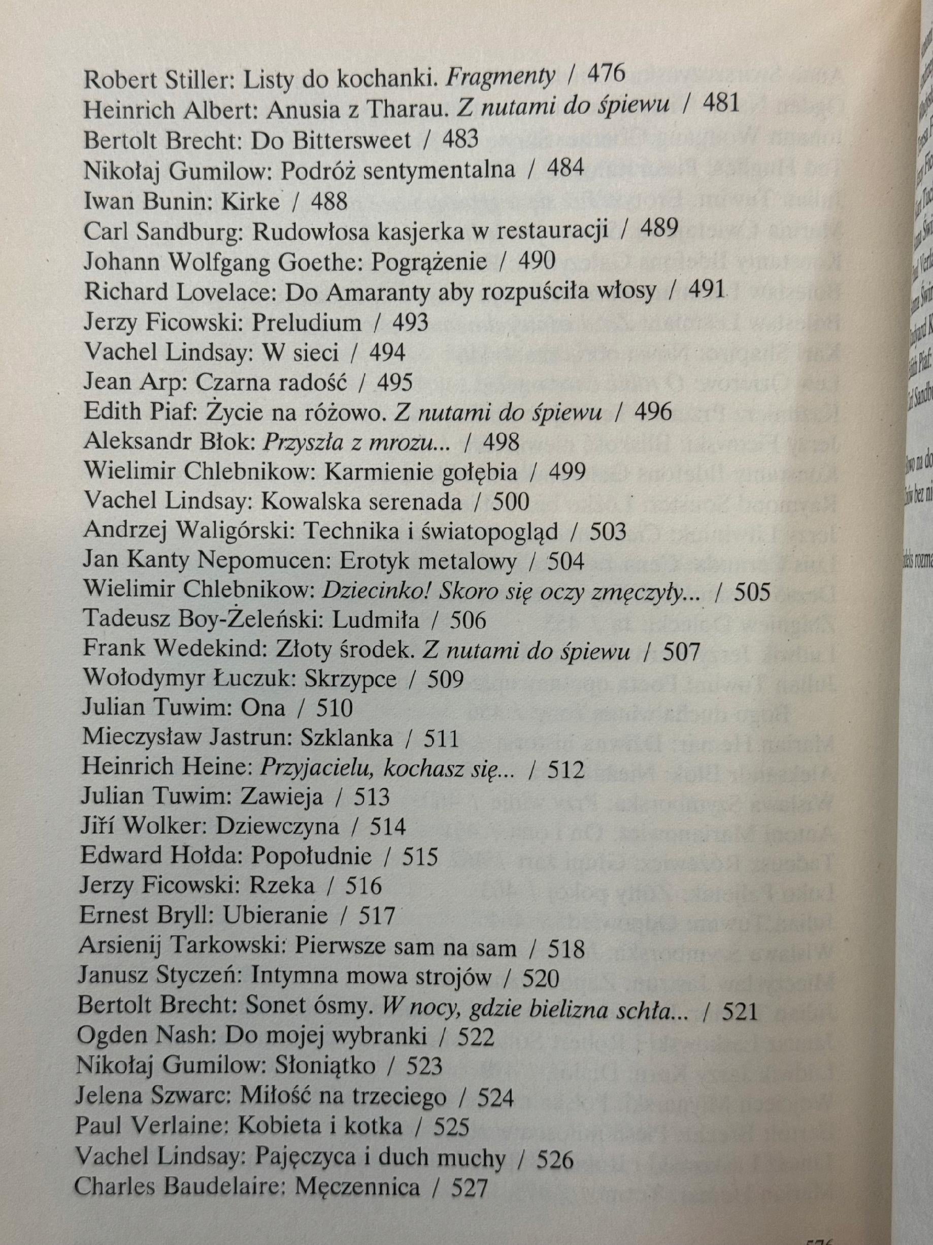 Wiersze o miłości. Antologia kontrowersyjna Robert Stiller