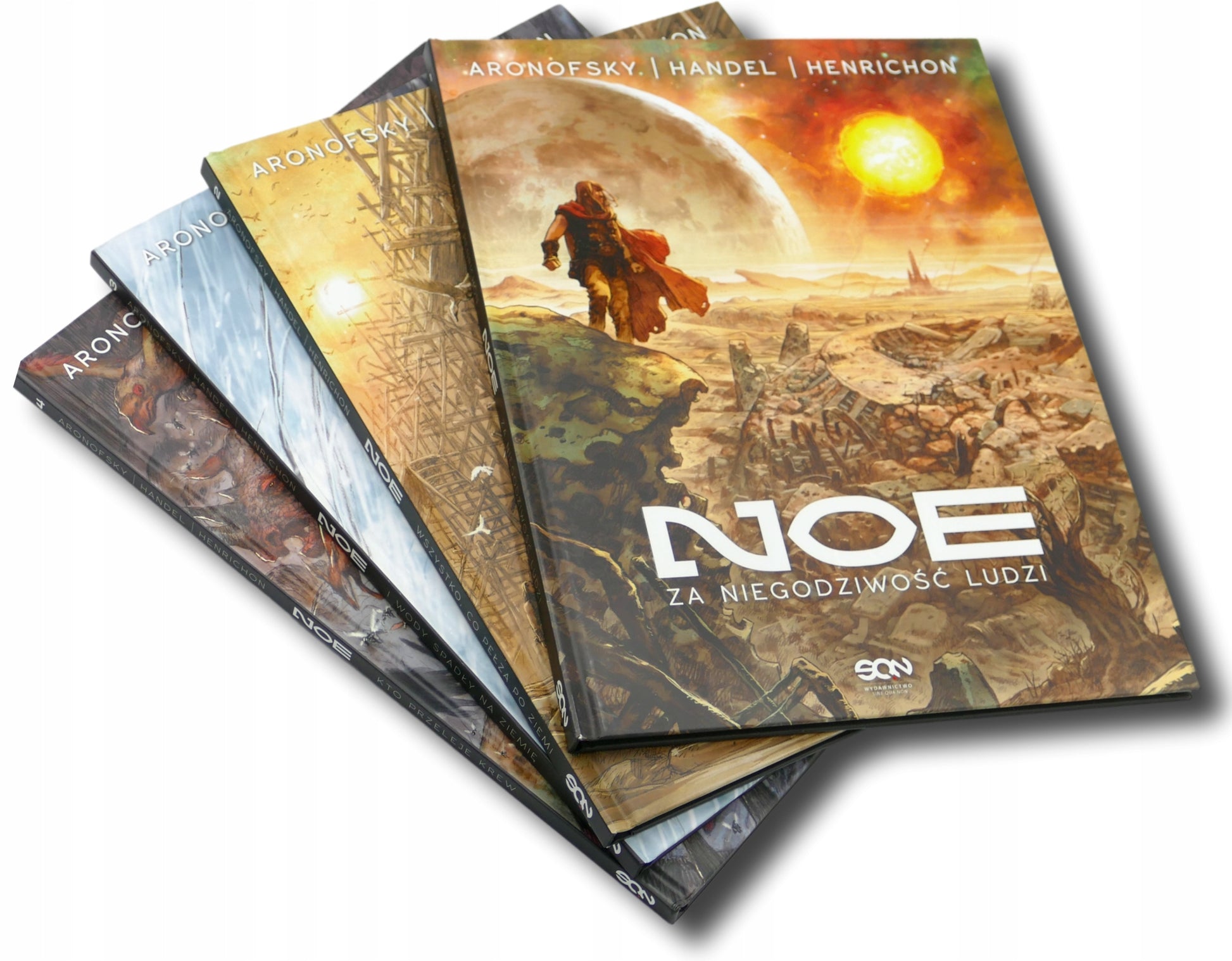 Zestaw x4 Noe, Aronofsky, Handel, Henrichon, Za niegodziwość ludzi