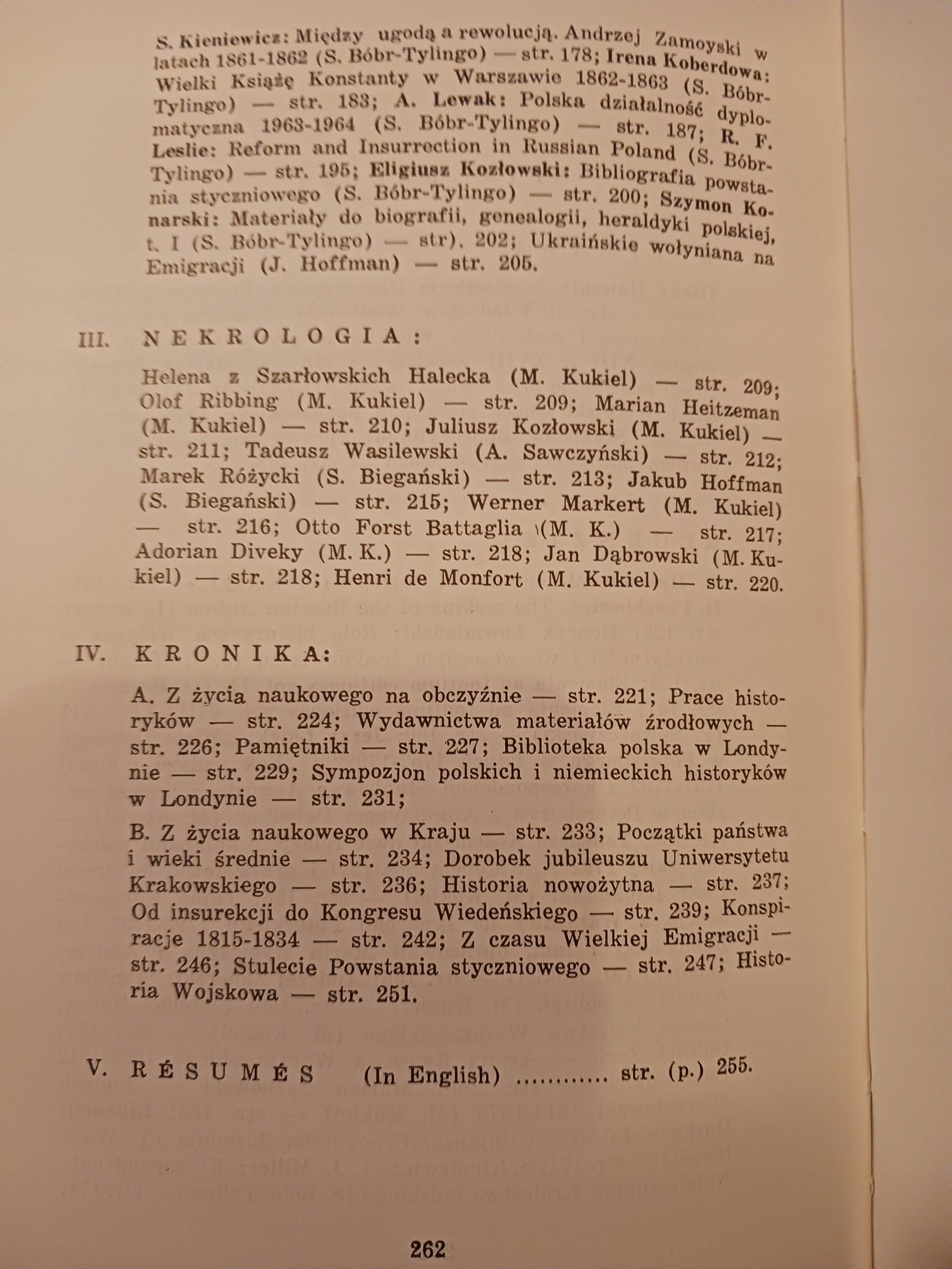 Teki historyczne tomy XIII, XV, XVII, XVIII, XXI Praca zbiorowa