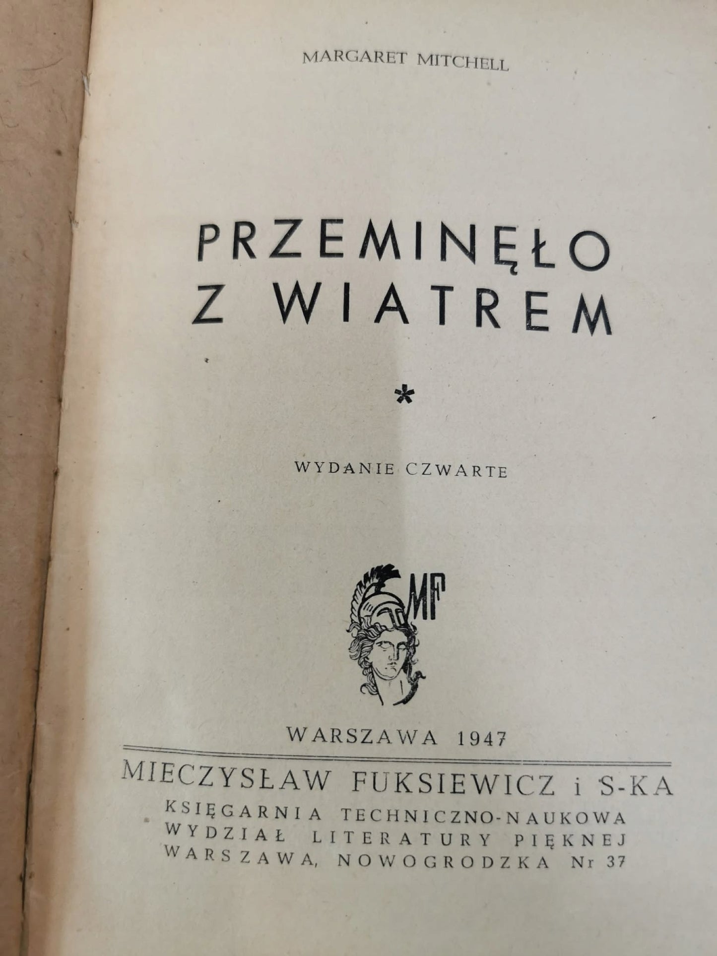 Przeminęło z wiatrem t. I-II, Margaret Mitchell [1947]