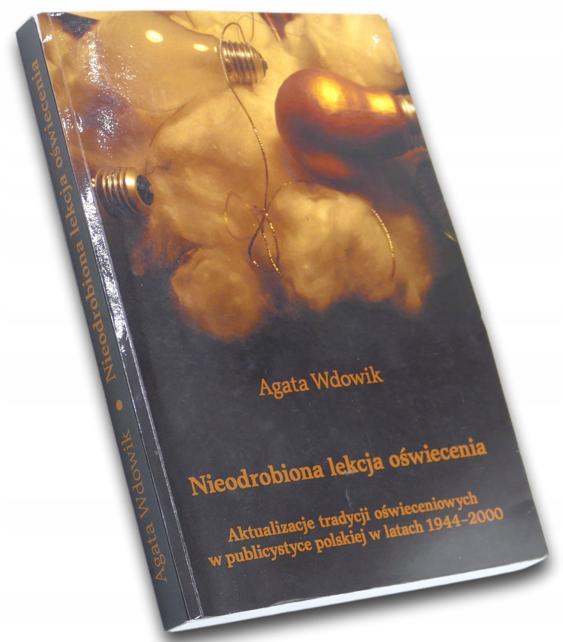 NIEODROBIONA LEKCJA OŚWIECENIA, WDOWIK AGATA