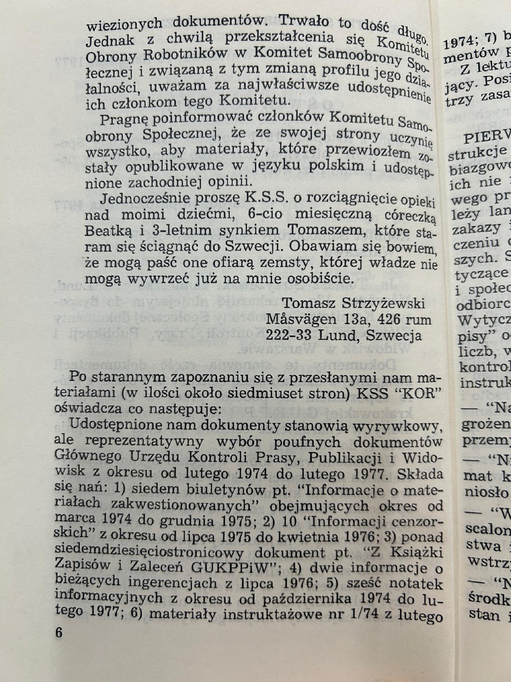 Czarna księga cenzury PRL Tom 1 - Tomasz Strzyżewski