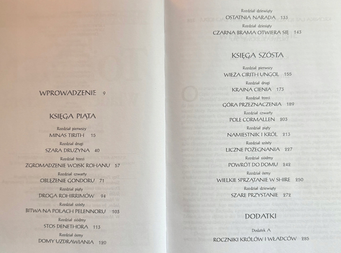 Władca Pierścieni Dwie wieże Tom II / Powrót Króla Tom III J.R.R. Tolkien