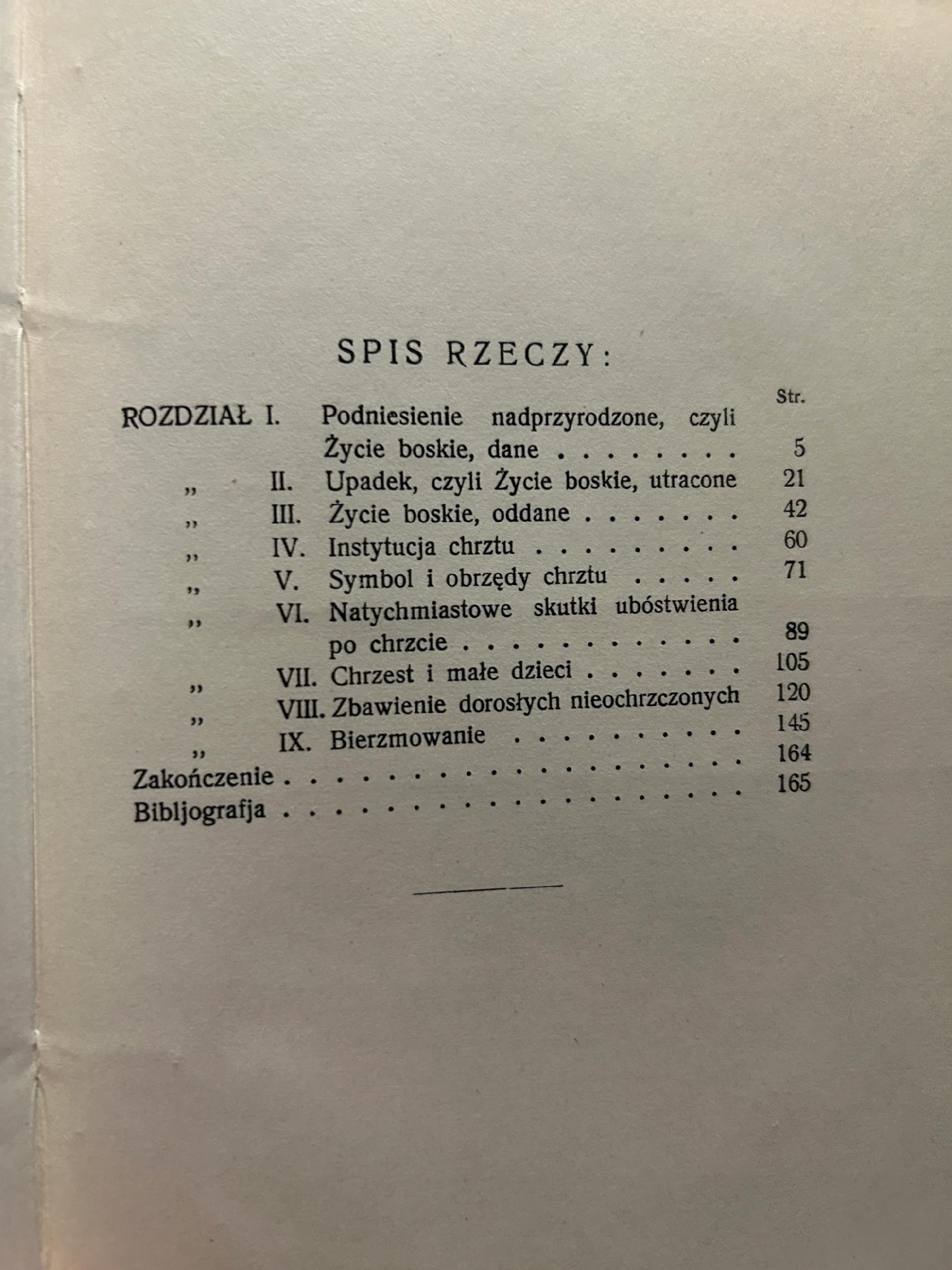 Chrzest i bierzmowanie - T.J. Raoul Plus [1932 r.]