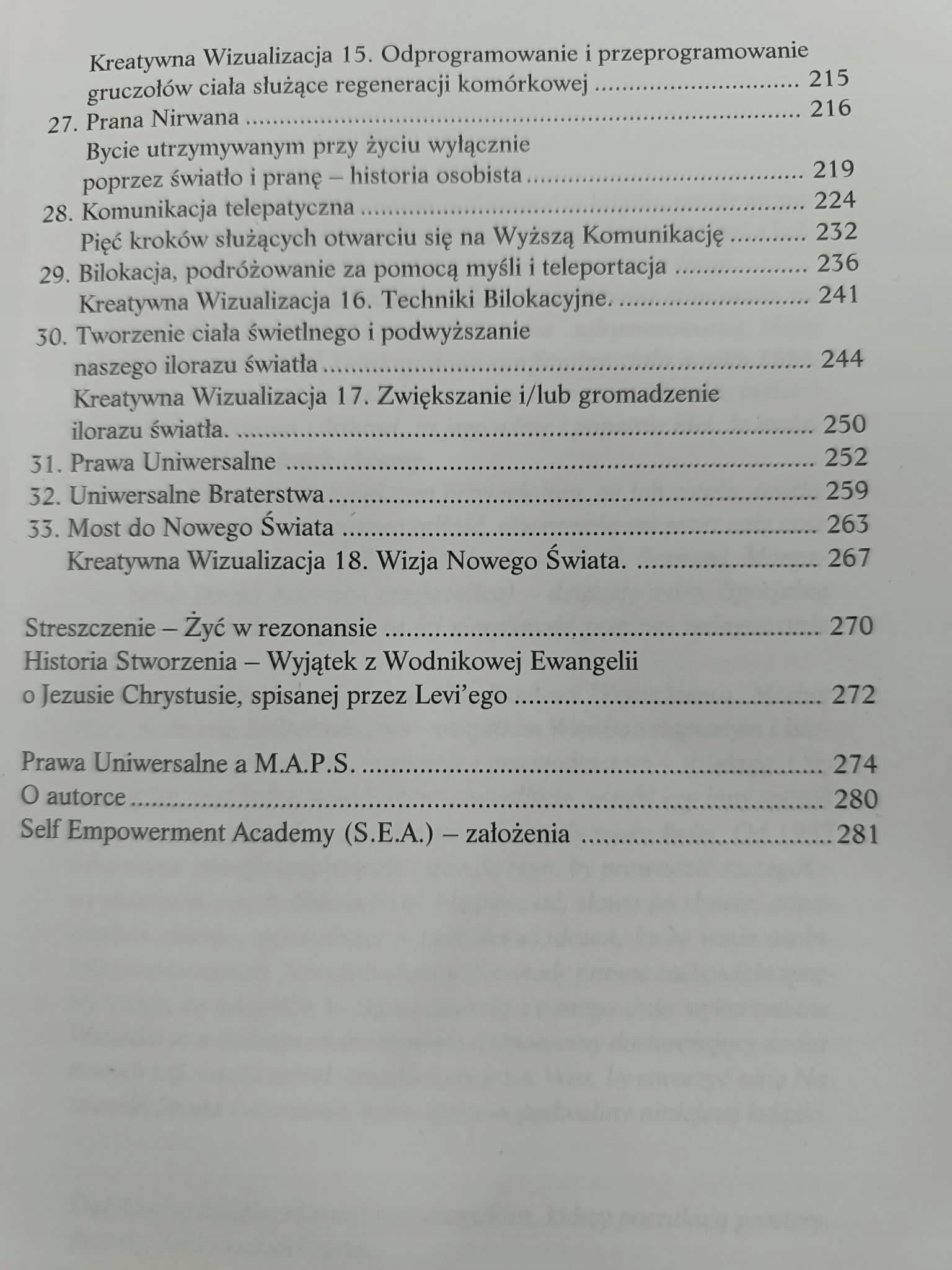 Żyć w rezonansie: Żyć światłem, Jasmuheen
