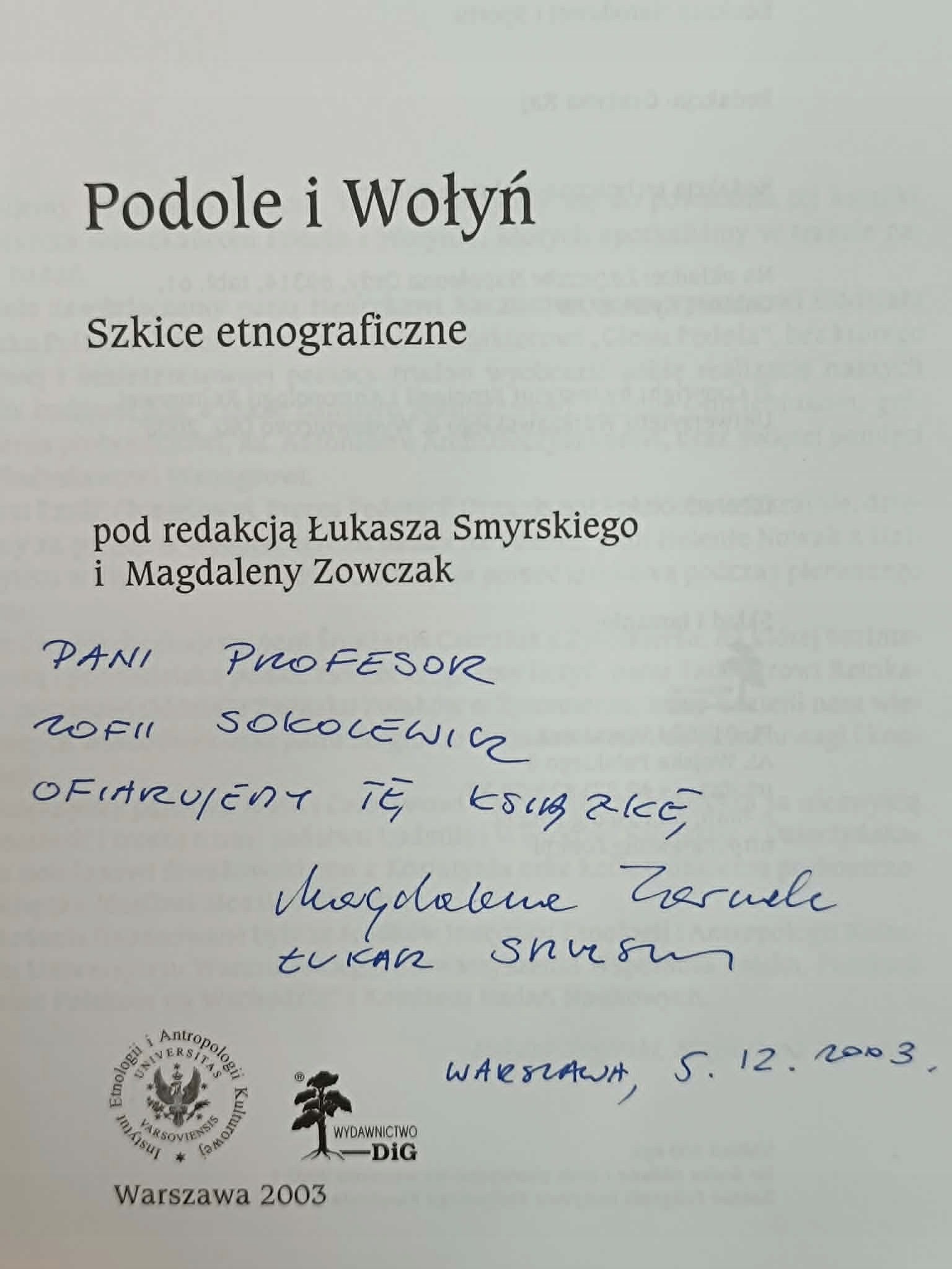 Anna Malewska-Szałygin x3 Podole i Wołyń Wyobrażenia o państwie [dedykacje]