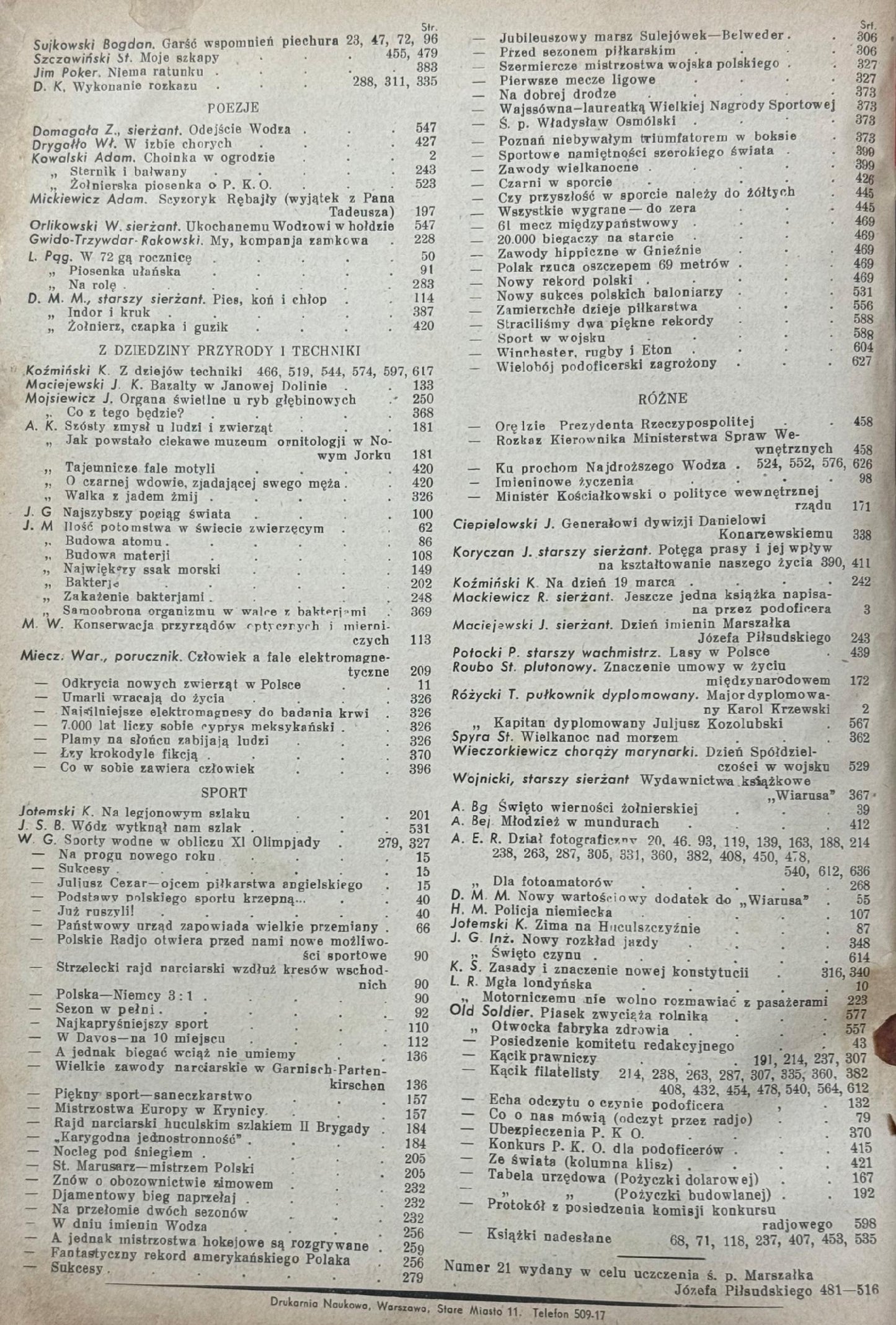 Wiarus Rok 6 Nr 1-50 1935