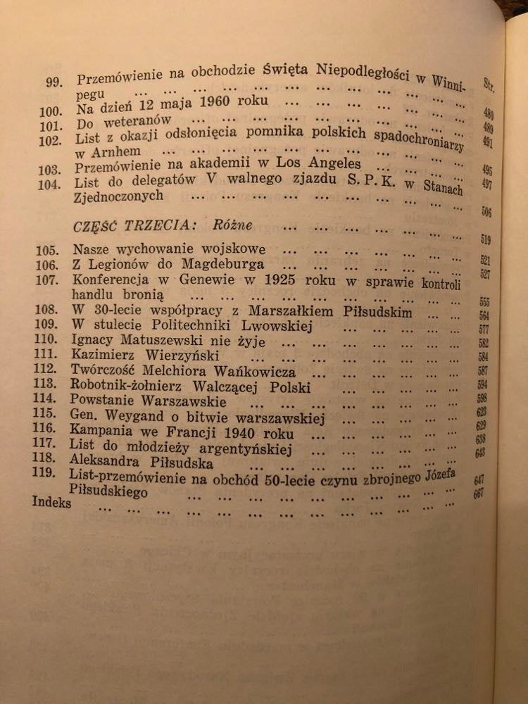 Materiały Historyczne - Kazimierz Sosnkowski