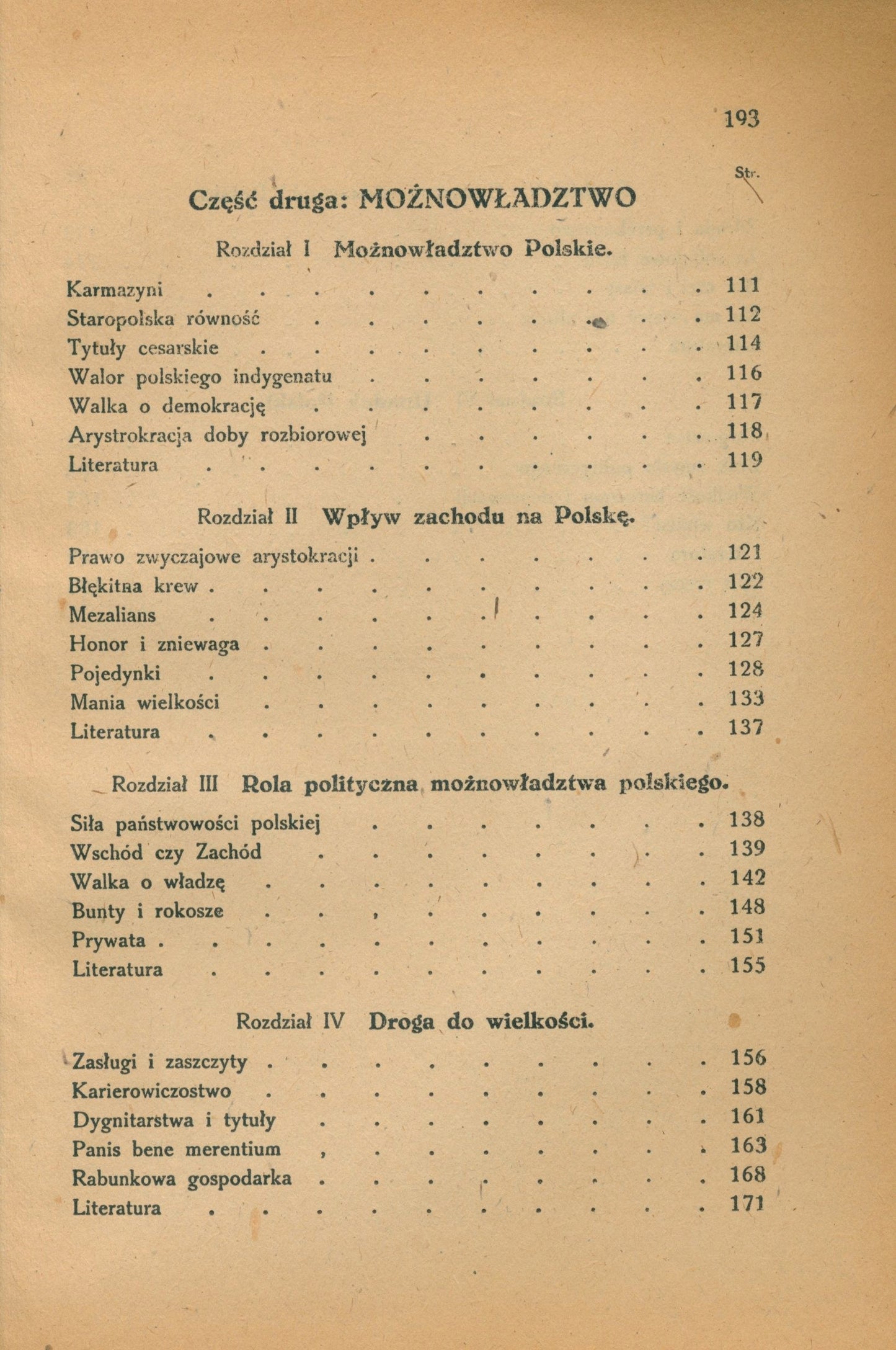 Szlachta i możnowładztwo w dawnej Polsce: szkic, Tobiasz M. [Kraków 1945]
