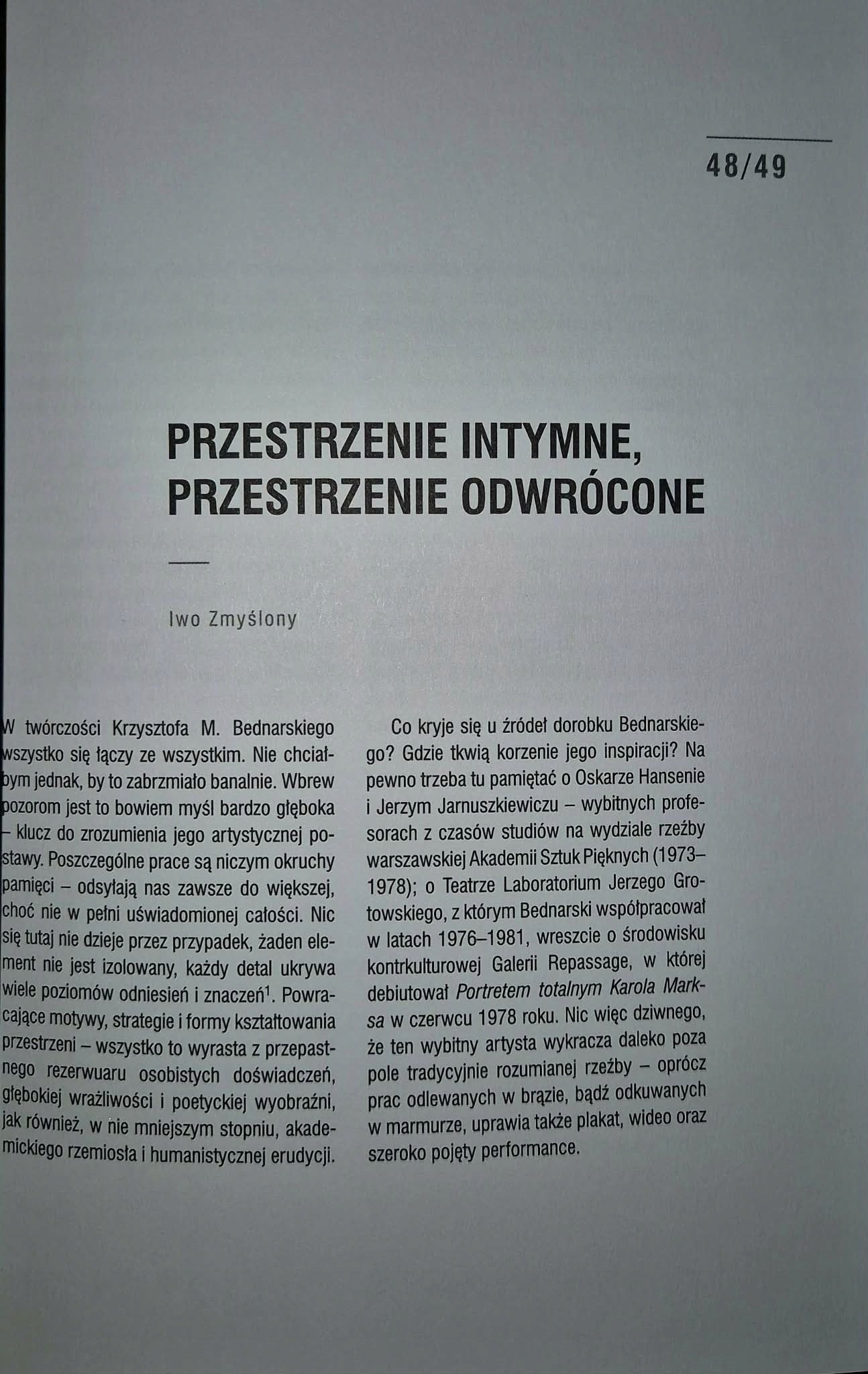 Egzorcyzmy Exorcisms Krzysztof M. Bednarski [nakład 1000 egz.]