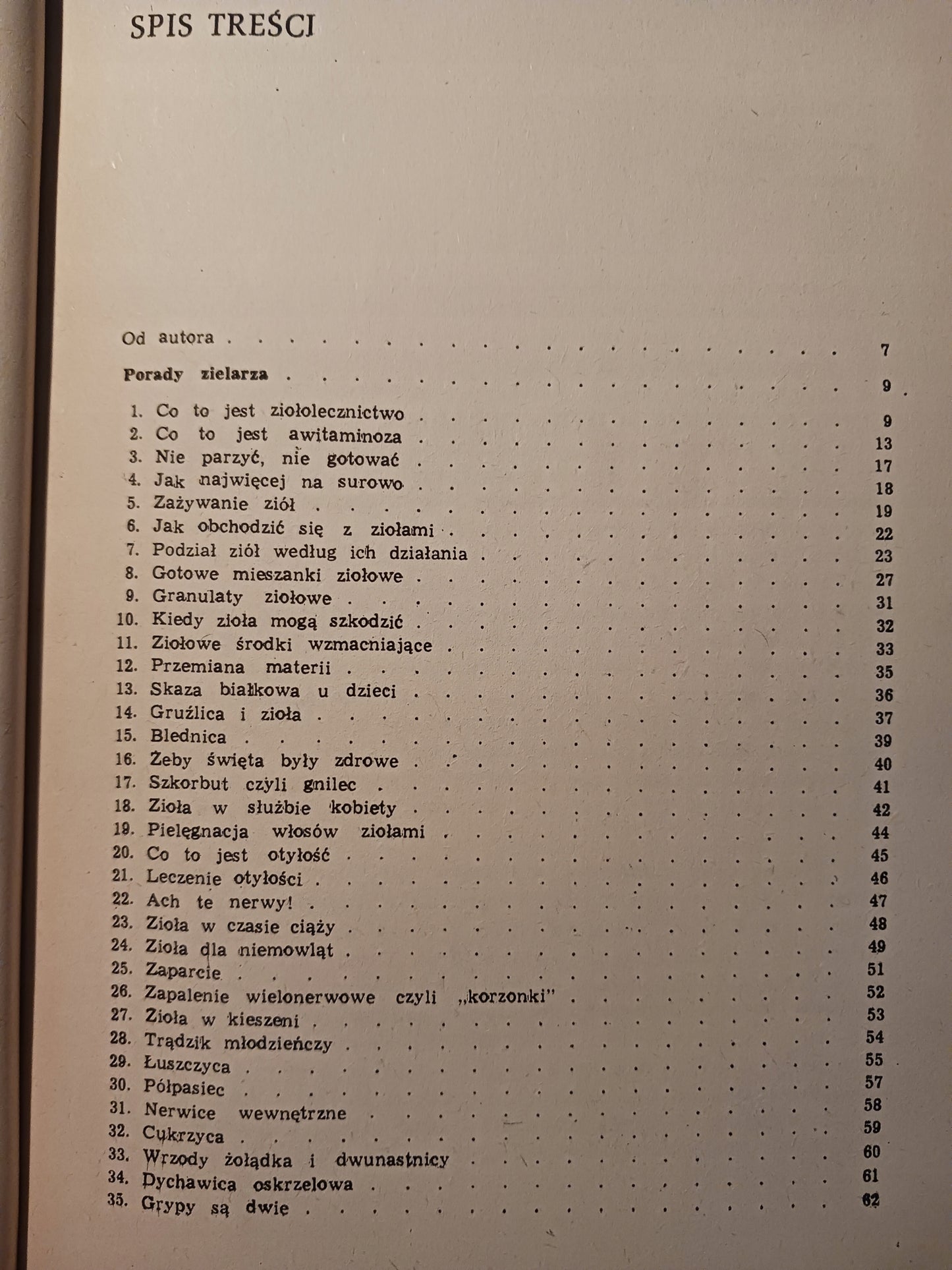Poradnik zielarza Witold Poprzęcki + notatki