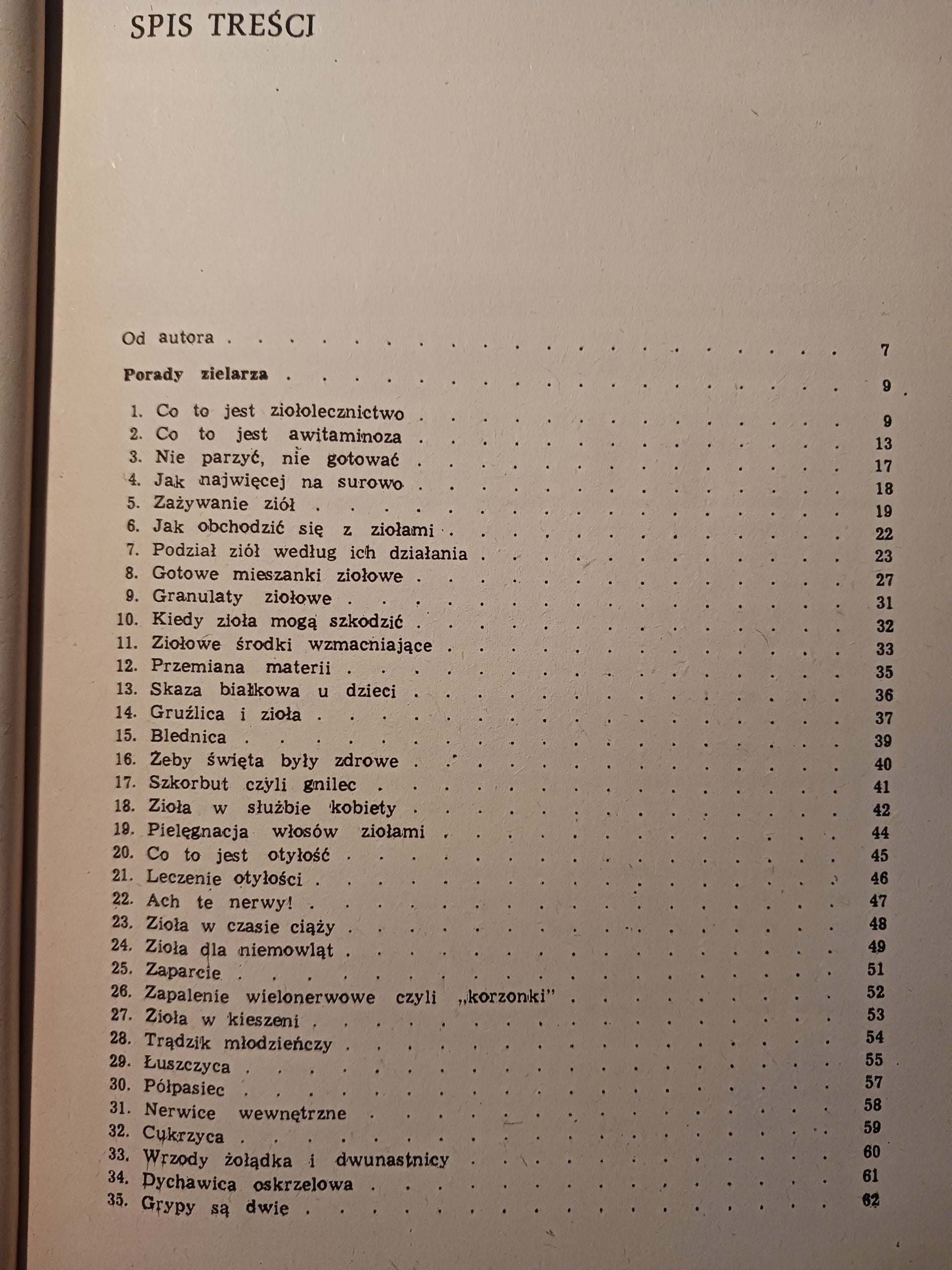Poradnik zielarza Witold Poprzęcki + notatki