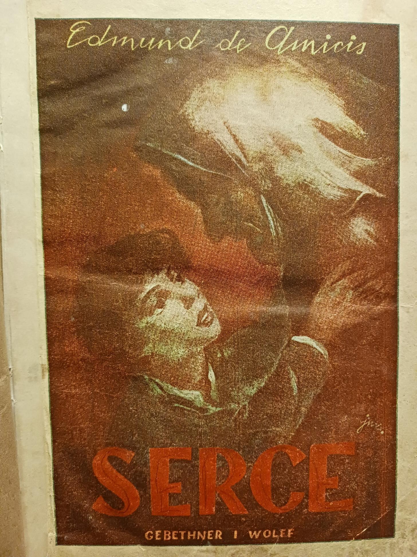Serce Edmund de Amicis [wydanie z roku 1946][proj. okł. wyd. Szancer]
