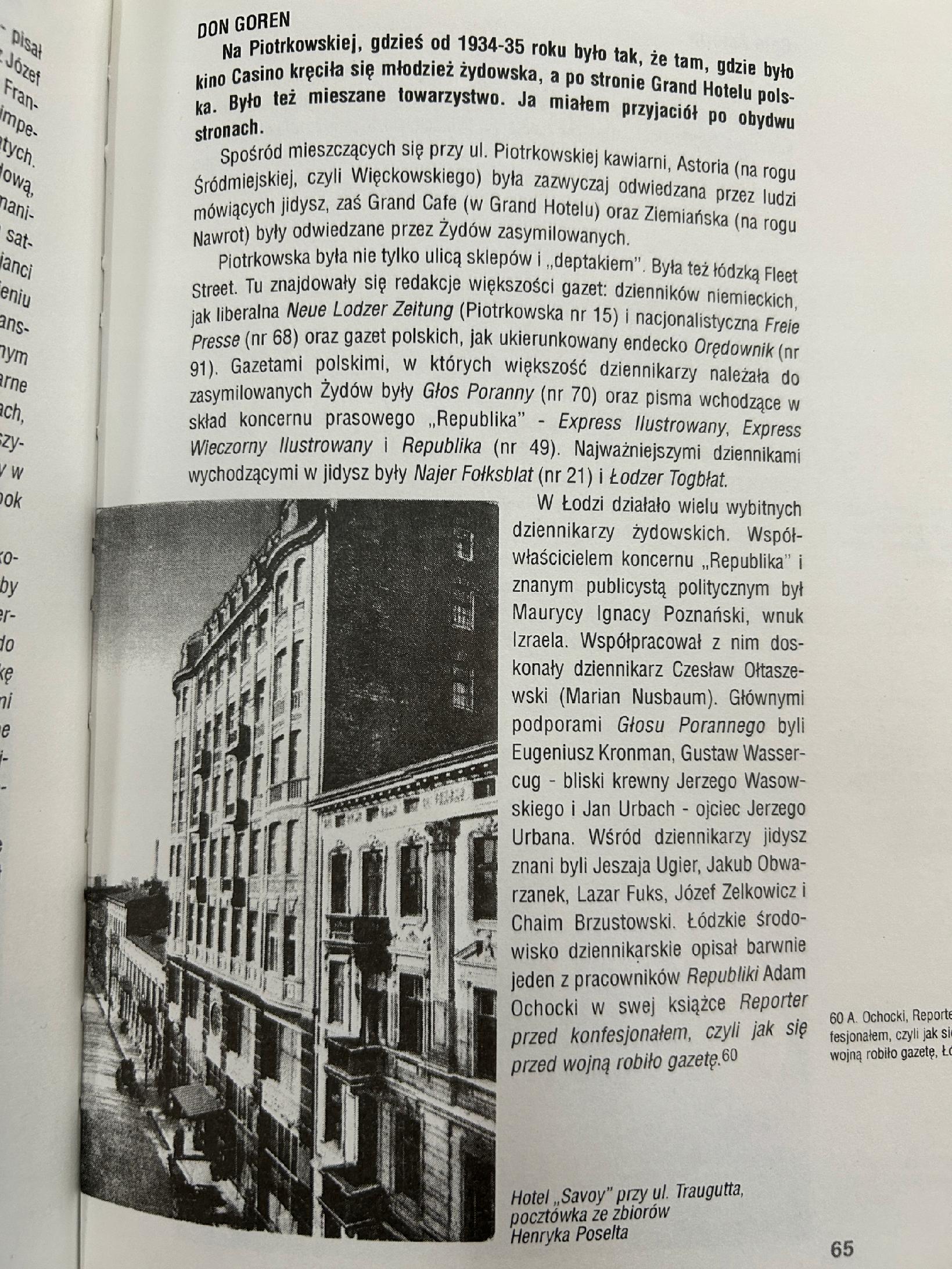 Zaginiona dzielnica. Łódź żydowska - ludzie i miejsca - Paweł Spodenkiewicz