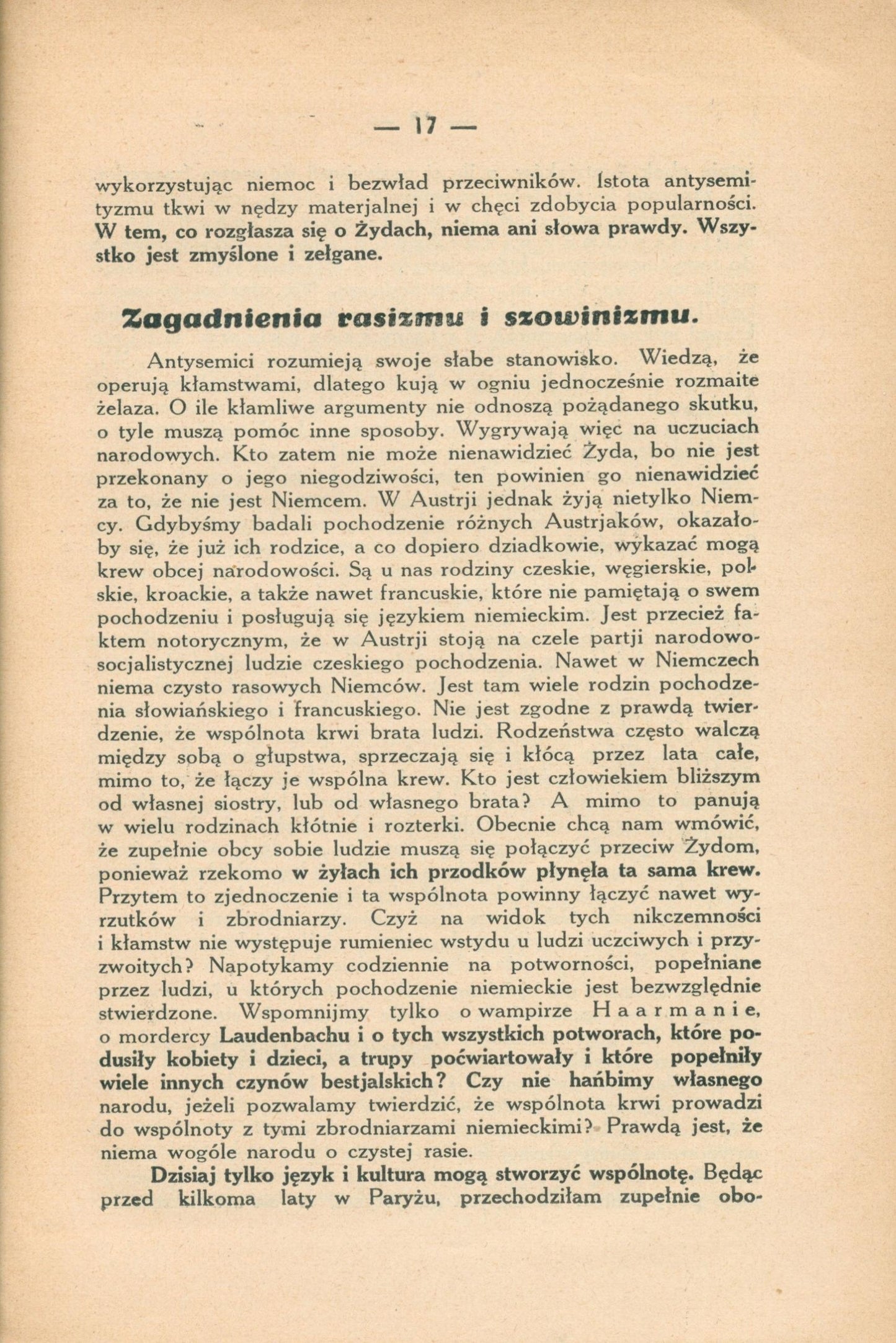 Tak? czy tak? Prawda o antysemityźmie Harand Irena [Kraków 1933]