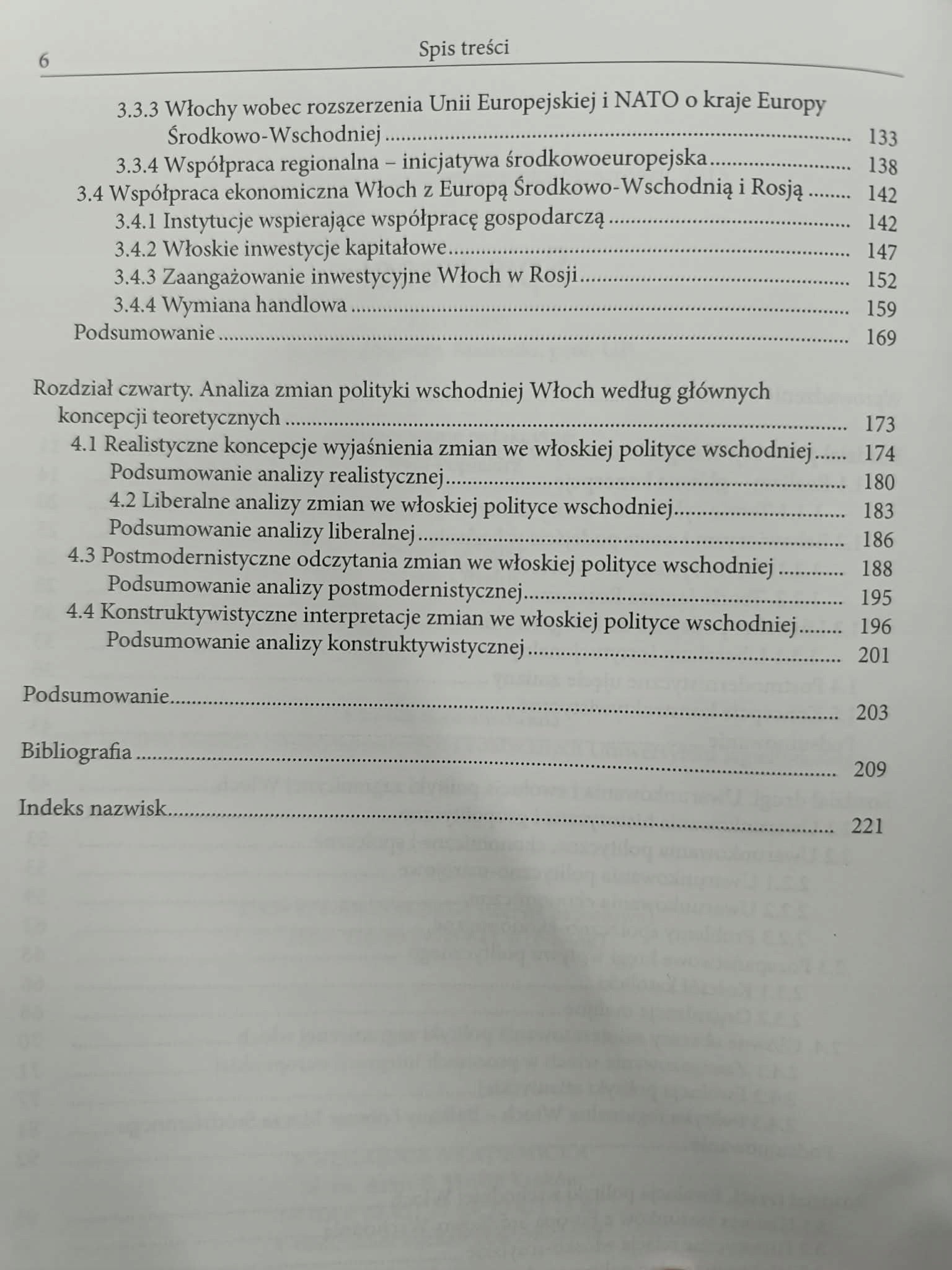 Teorie zmiany na przykładzie włoskiej polityki wschodniej I. Krzyżanowska