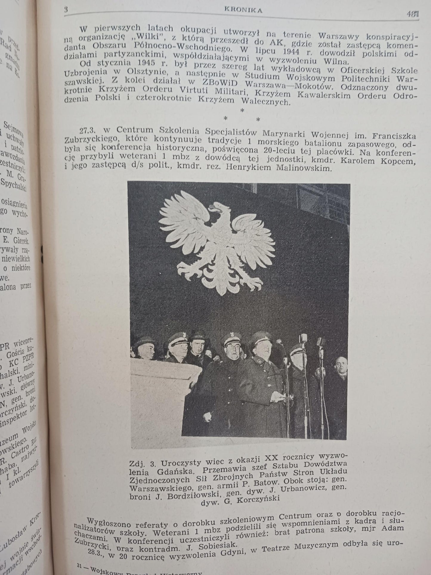 Wojskowy Przegląd Historyczny Rok X Nr 3 i 4 Warszawa 1965
