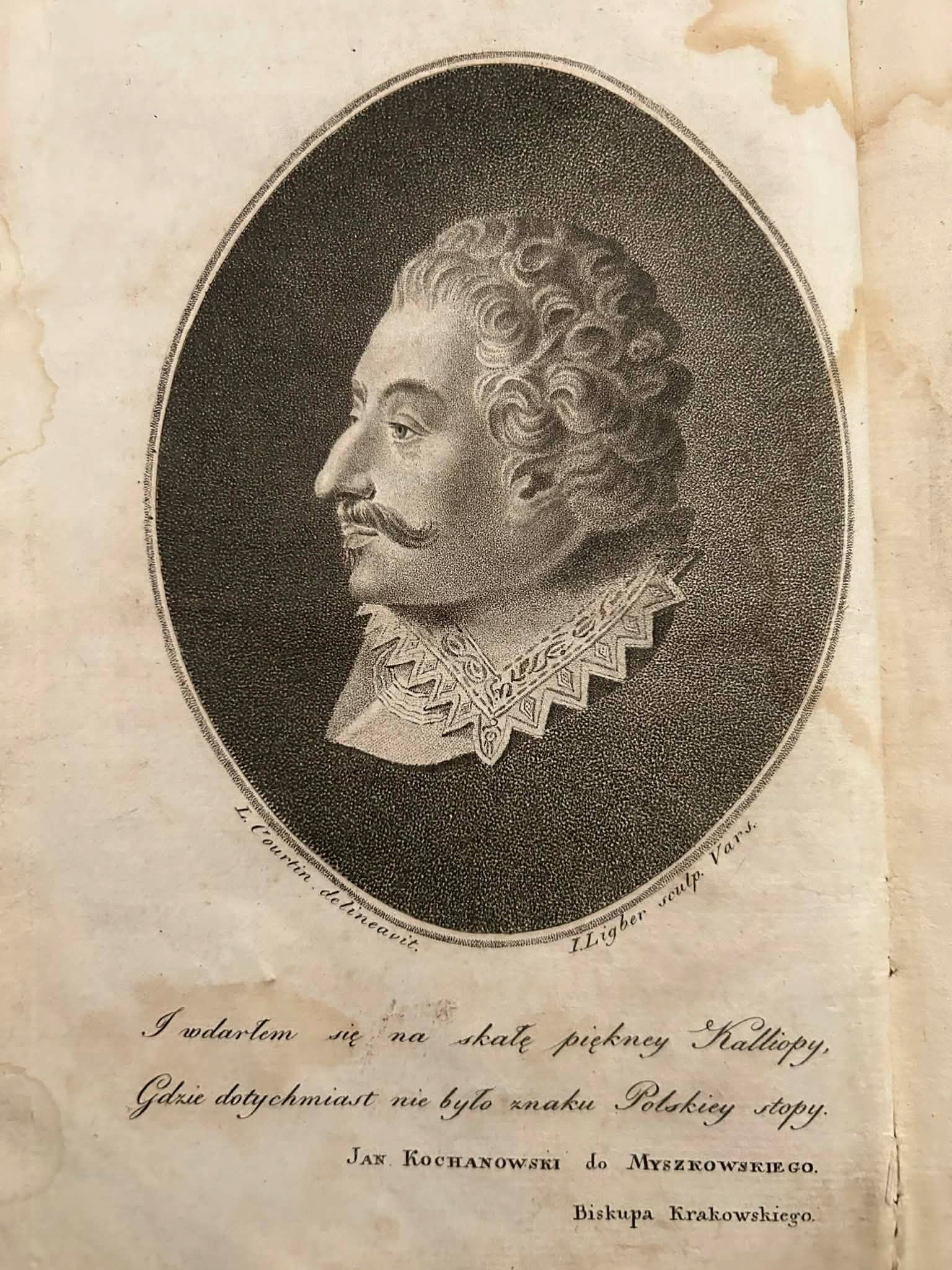 Dzieła polskie Jana Kochanowskiego Tom I - edycya T. Mostowskiego [1803 r.]