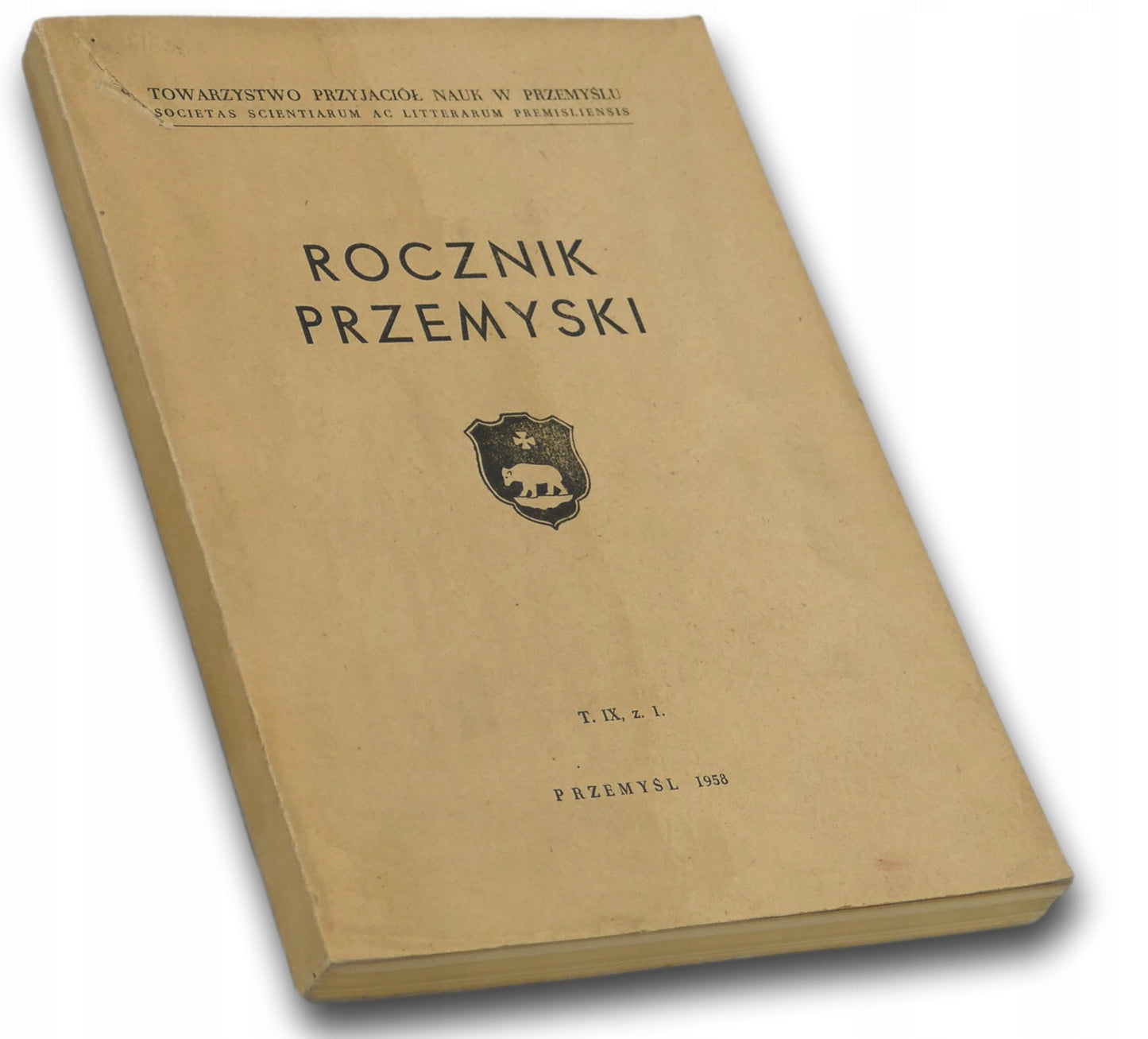 Rocznik Przemyski T. IX z. 1 [Przemyśl 1958]