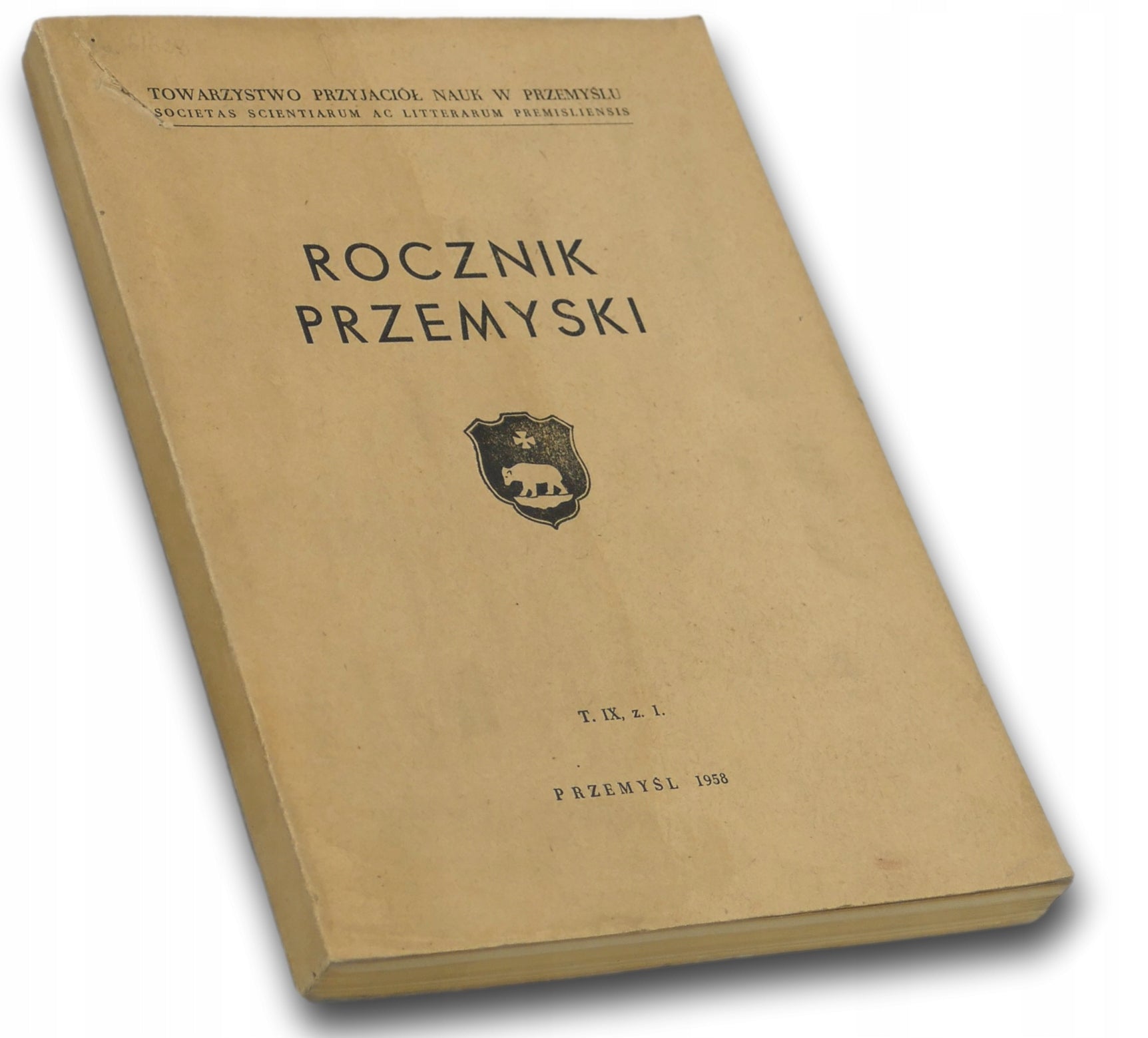 Rocznik Przemyski T. IX z. 1 [Przemyśl 1958]