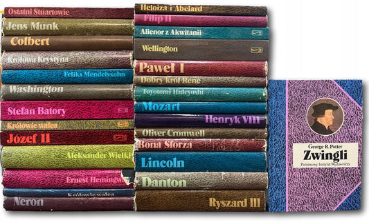 PIW x28 Zwingli, Filip II, Paweł I, Mozart, Józef II, Neron, Wellington
