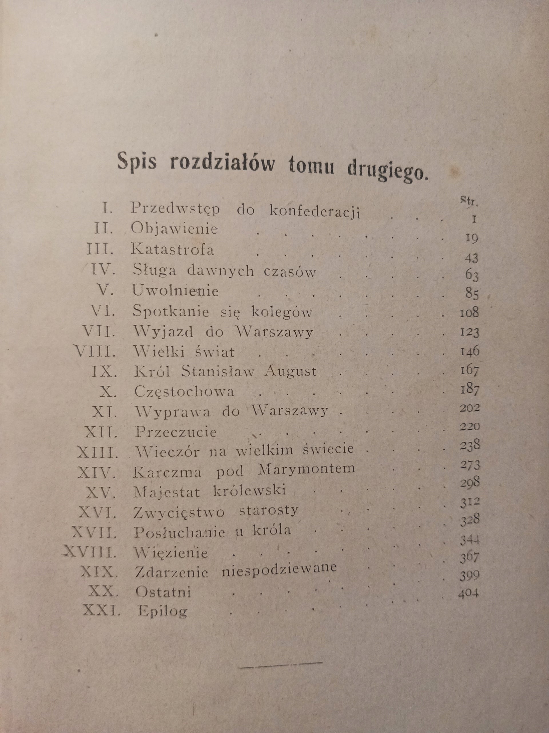 Listopad Tom I i II Henryk Rzewuski [wydanie z roku 1948]