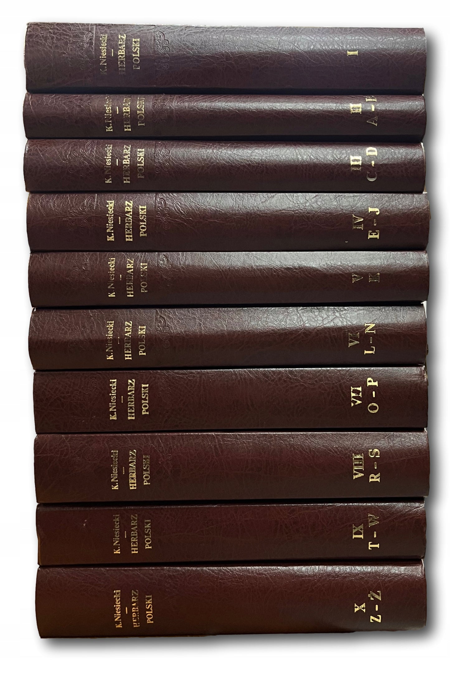 Herbarz Polski, Niesiecki Kasper x10 [Reprint z 1845 r.]