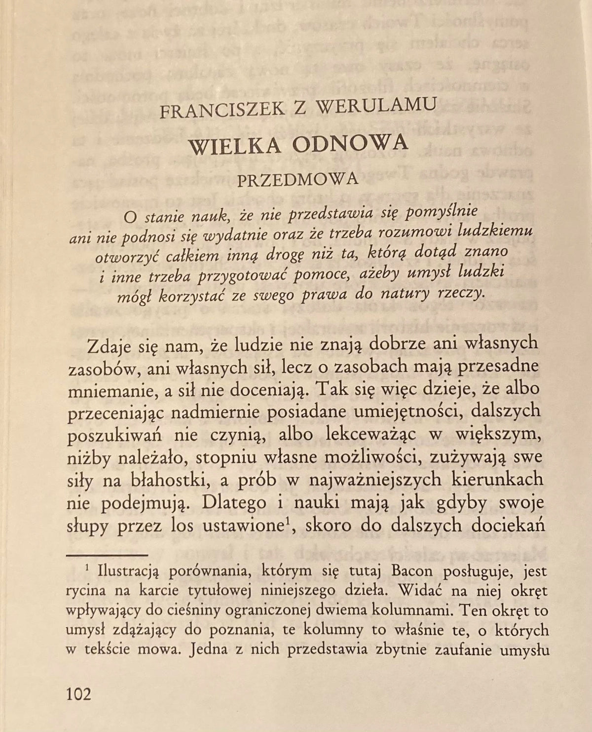 Nowa Atlantyda i z Wielkiej odnowy F.Bacon