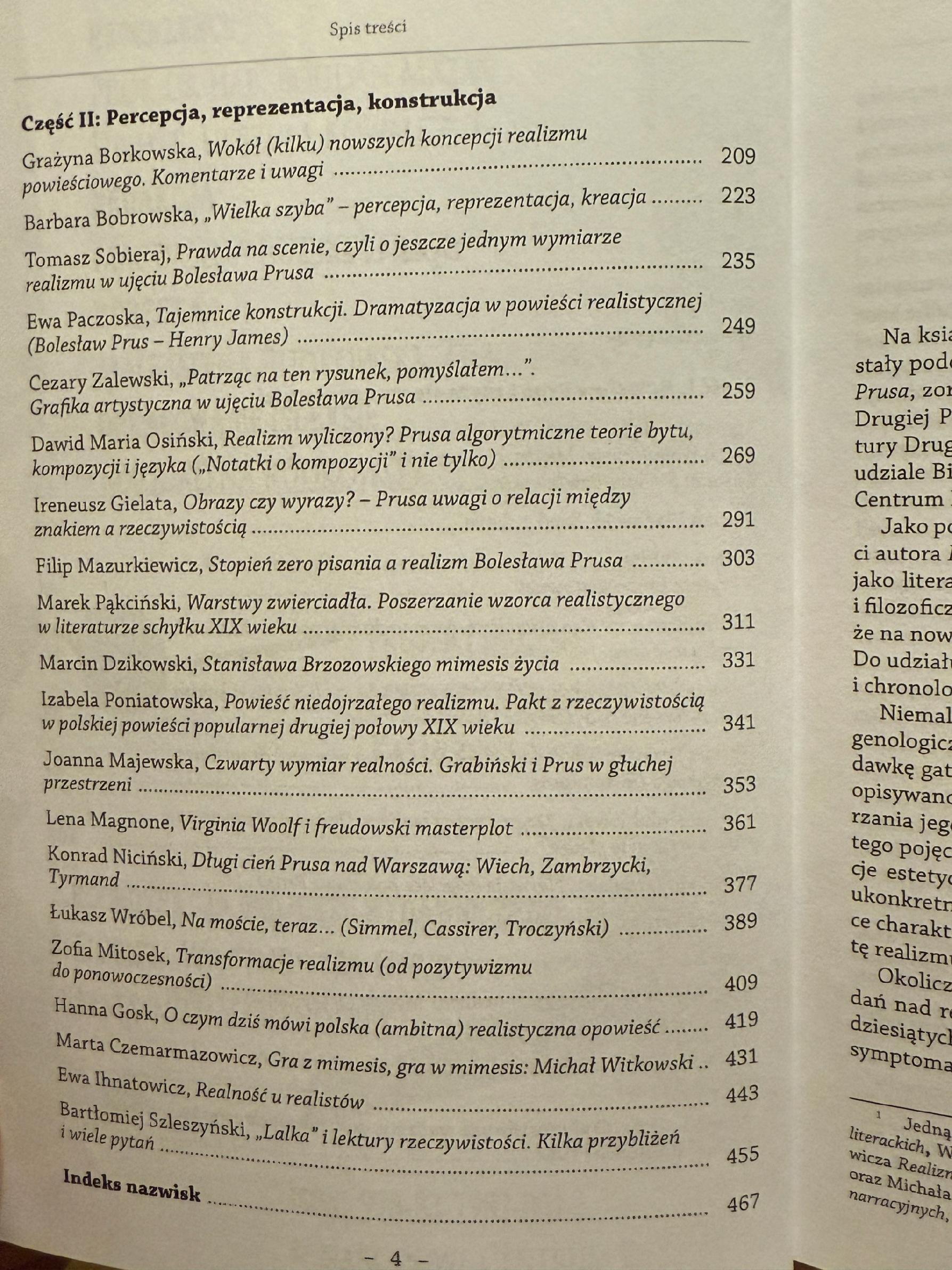 Realiści, realizm, realność W stulecie śmierci Bolesława Prusa