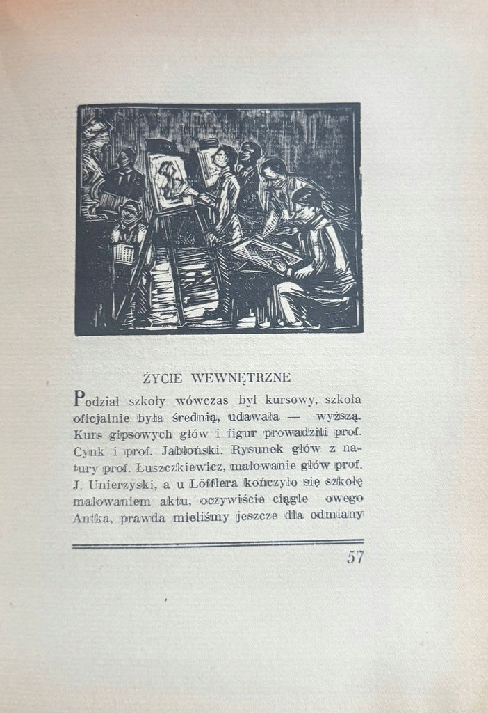 Pendzlem i piórem Leon Kowalski [Kraków 1937]
