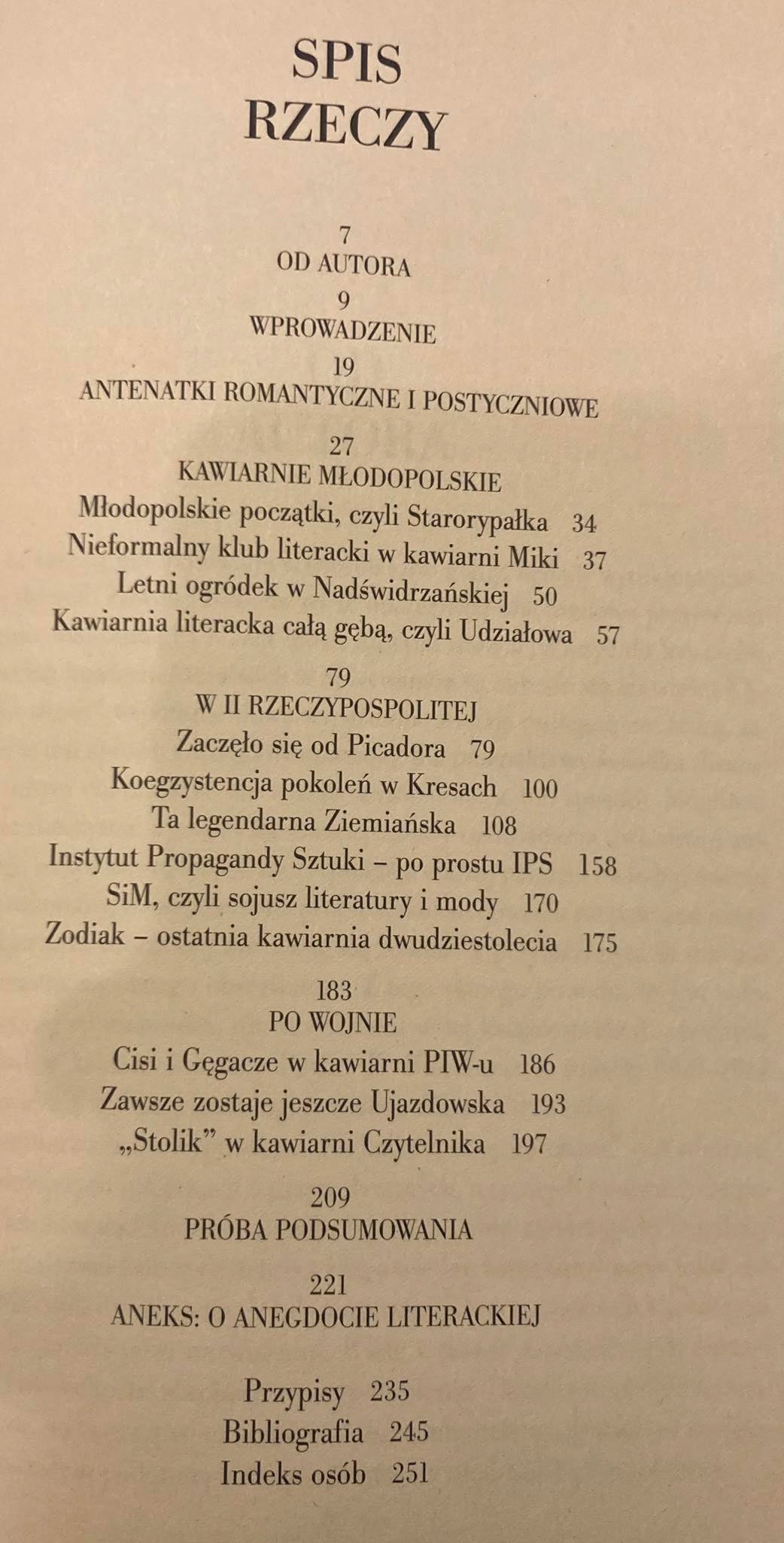 Warszawski kawiarnie literackie Andrzej Z. Makowiecki