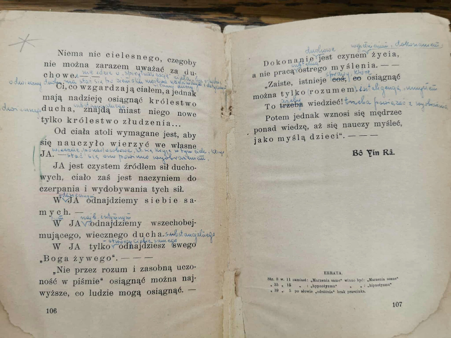 Księga Zaświata, Bo Yin Ra [1923]