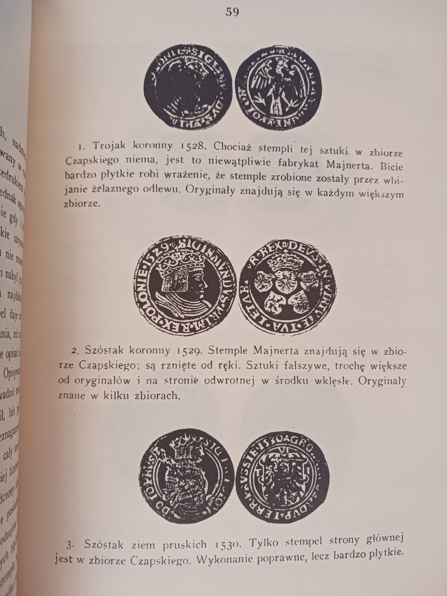 Fałszywe monety polskie Henryk Mańkowski