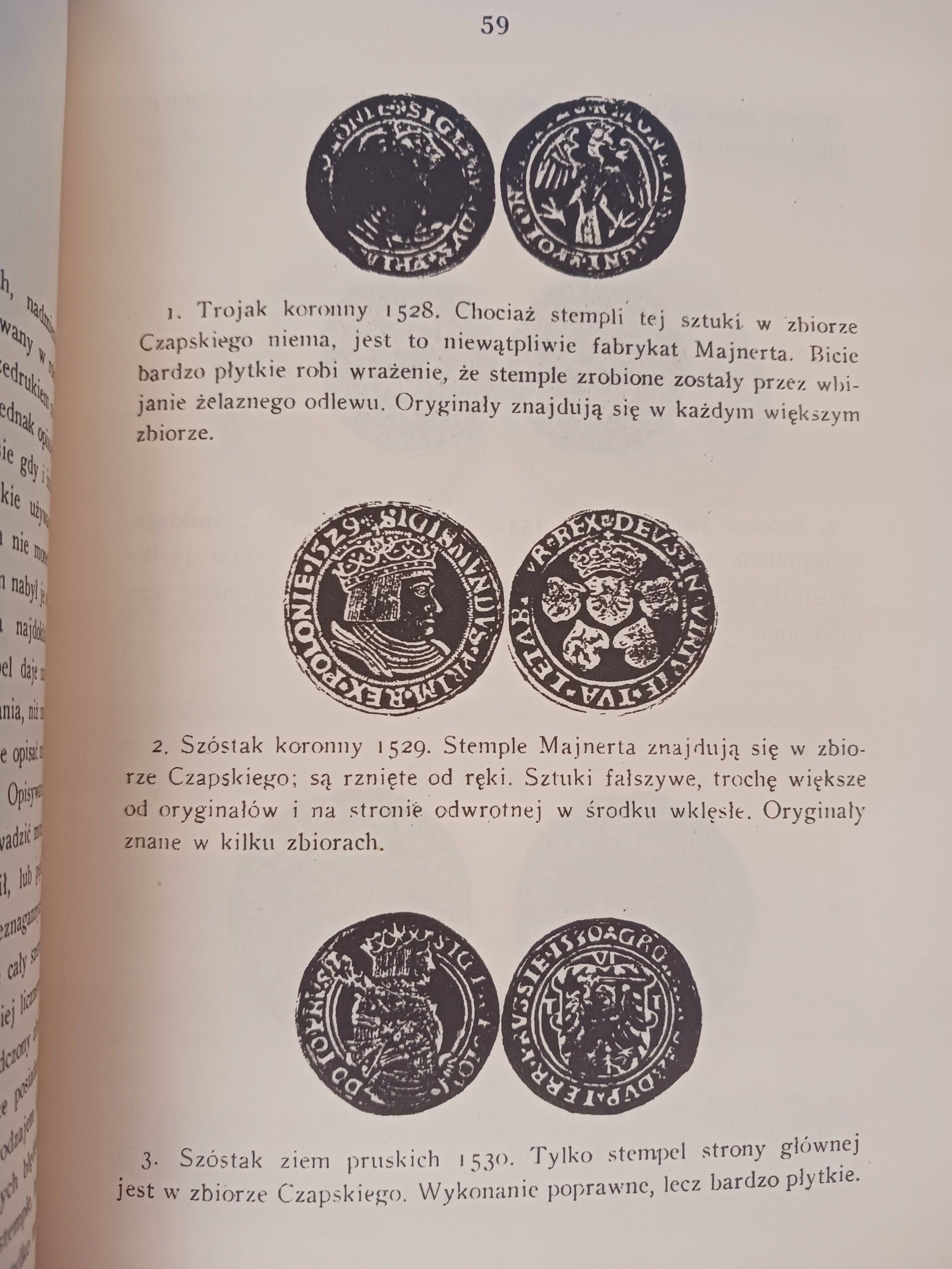 Fałszywe monety polskie Henryk Mańkowski