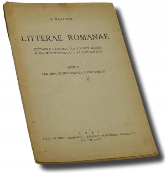 Literae Romanae cz. II, S. Kałuski [1939]