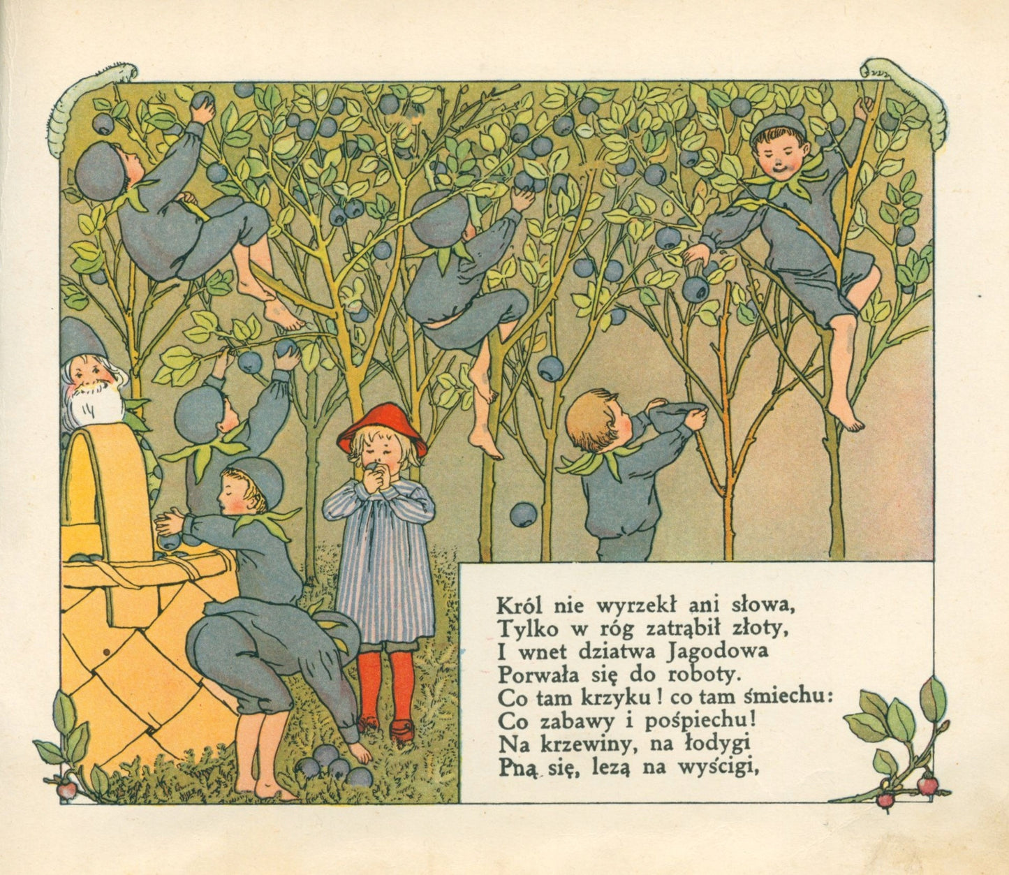 Na jagody! Książeczka leśna przez Marję Konopnicką [WYDANIE II 1913]